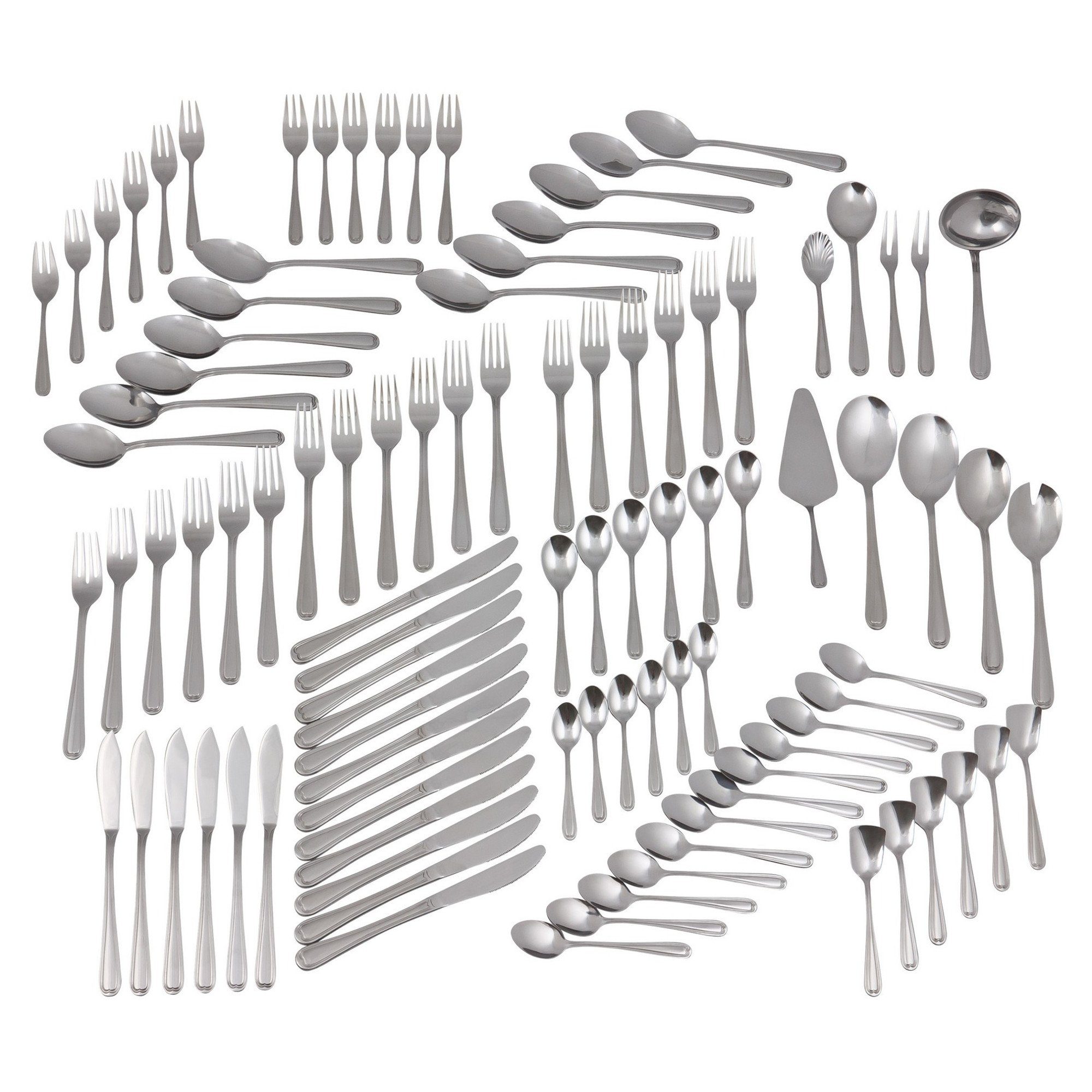 Besteck-Set GRÄWE Besteckset 100-tlg. für 12 Personen, Serie Salzburg