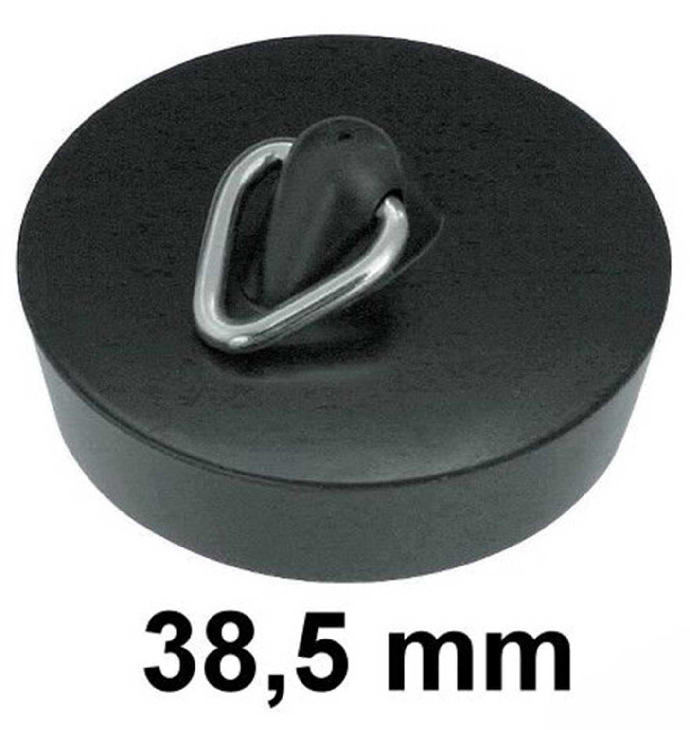 varivendo Stöpsel Abflussstöpsel Waschbeckenstopper 38,5 mm Grau 1 St., (Stück, 1 St., Abflußstöpsel), Stöpsel Waschbeckenstopfen Waschbeckenstöpsel