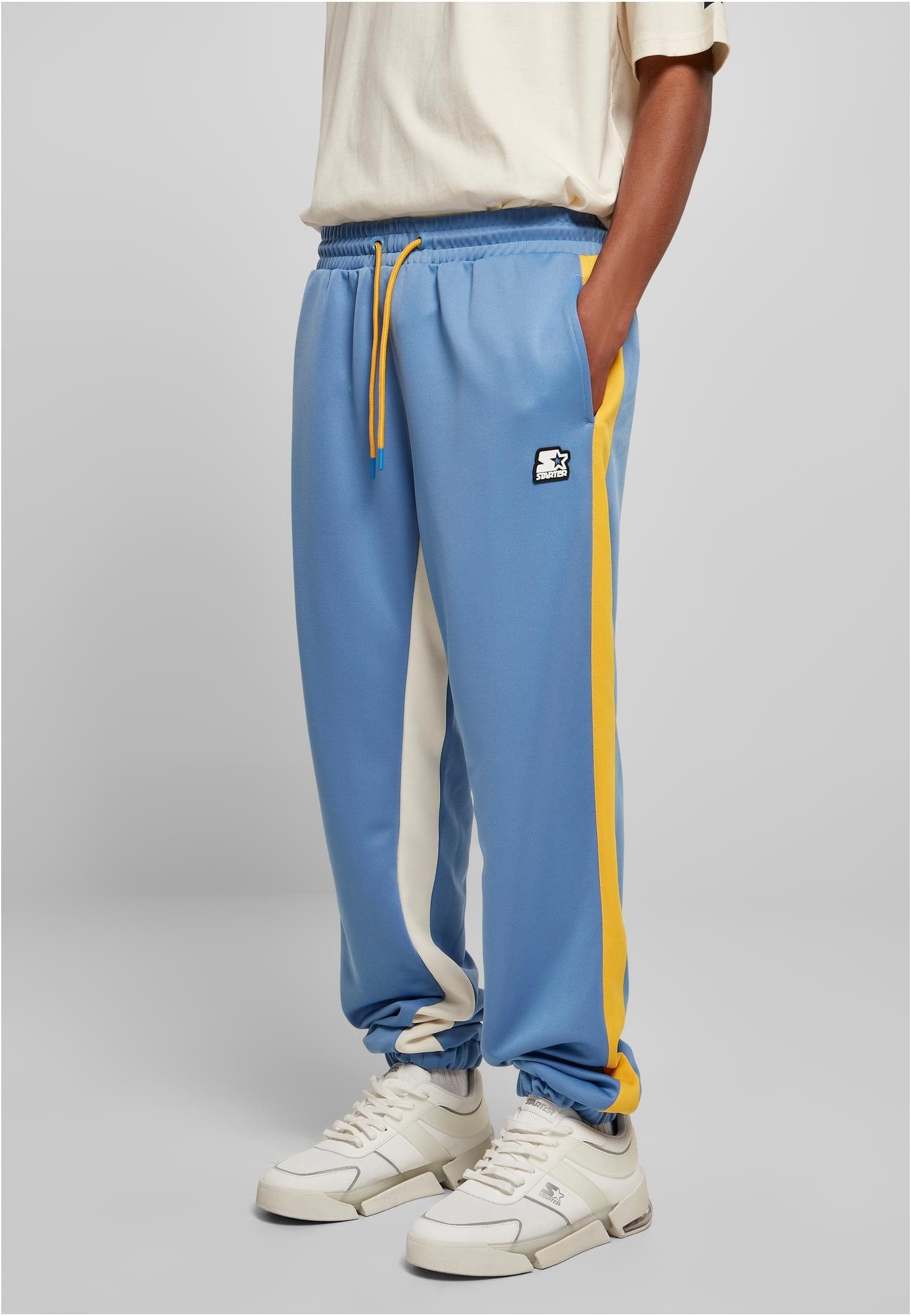 Starter Jogginghose Herren Starter Laser Track Pants (1-tlg) horizonblue white yellow