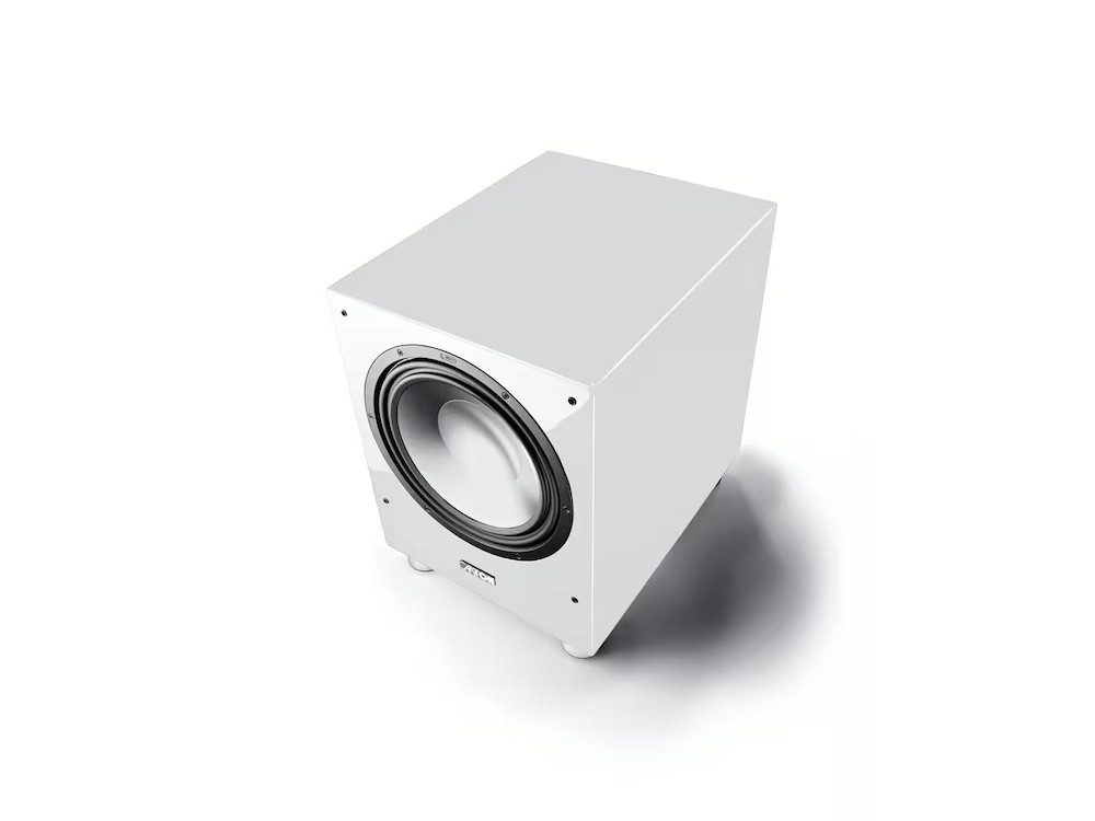 CANTON SMRAT SUB 1201 Subwoofer (500 W, Hochglanzgehäuse, Alu-Graphit-Membran, leistungsstarke Endstufe)