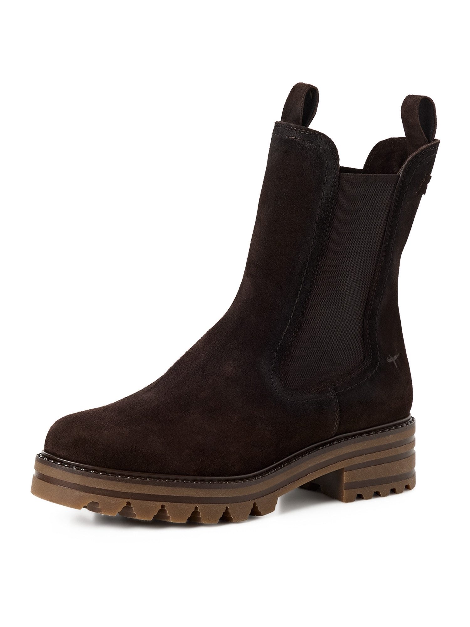 Tamaris TOUCH-IT aus Leder Blockabsatz 1-25411-47 Chelseaboots TOUCH-IT