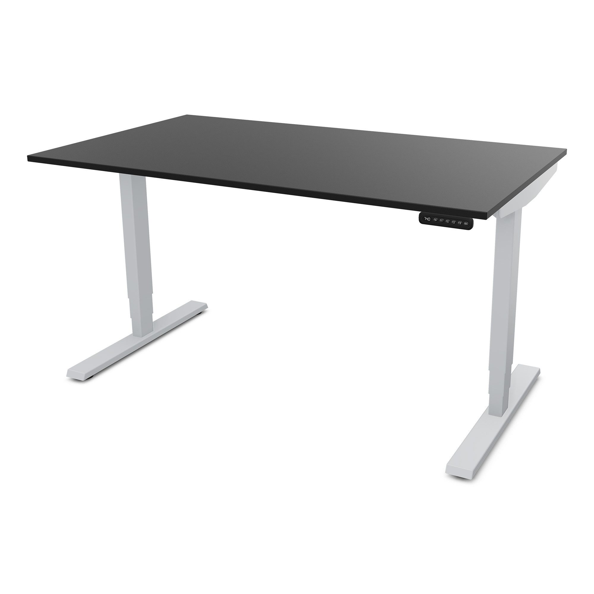 ASSMANN Büromöbel Schreibtisch Y-LINE (120x70cm Schwarz günstig online kaufen