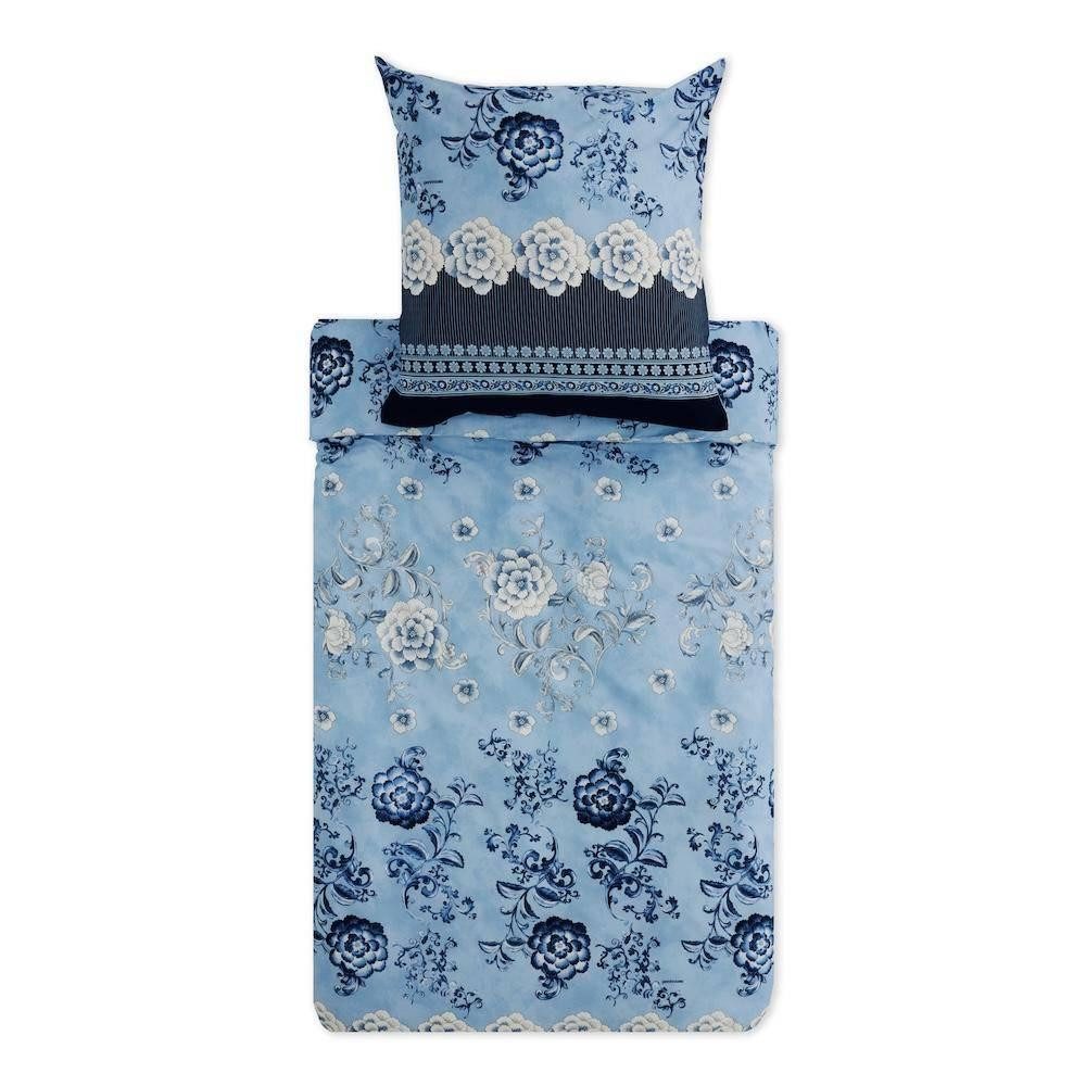 Bassetti Bettwäsche Bettwäsche Paraggi Blue 135 x 200 cm, Mako Satin, 2 teilig