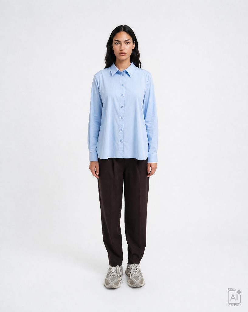 Smith & Soul Kurzarmbluse A-shape Shirt Colar Blouse Side slits