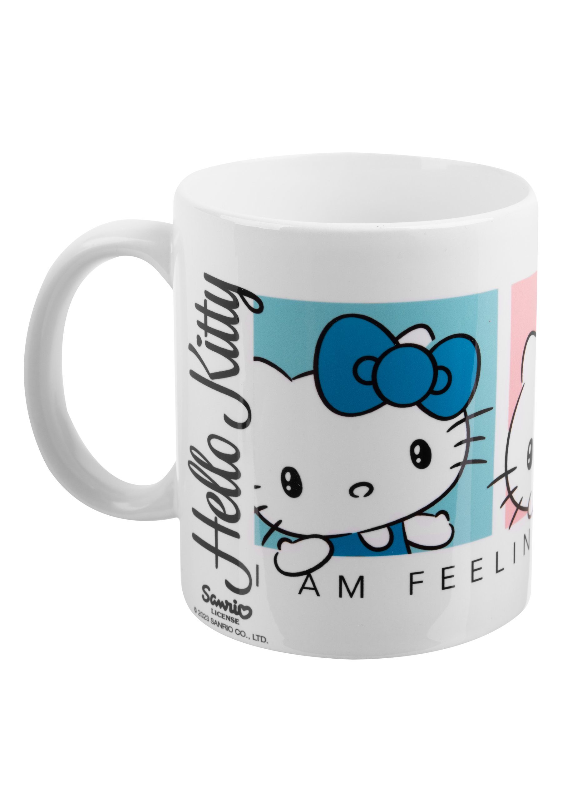United Labels® Tasse Hello Kitty Tasse - Becher Kaffeetasse 320 ml, Porzellan