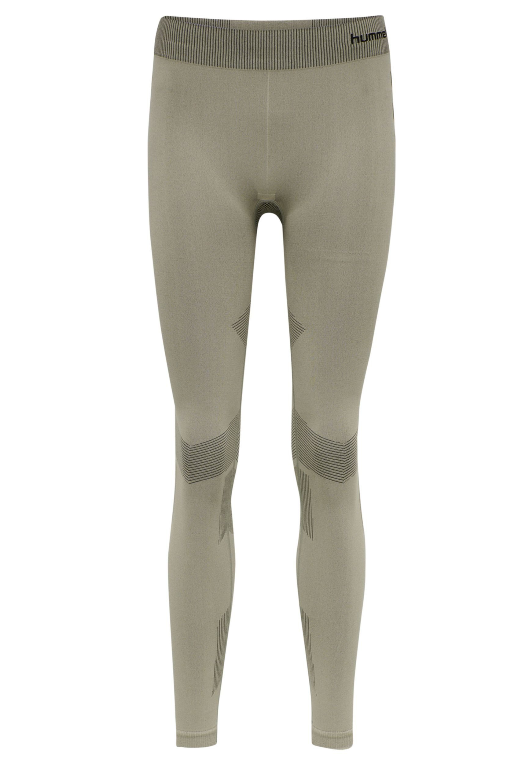 hummel Leggings Sportleggings Nahtlos Flexibel Enganliegend Sportlich für Skinny fit elastisch zum Binden ideal für Basic Enge Passform
