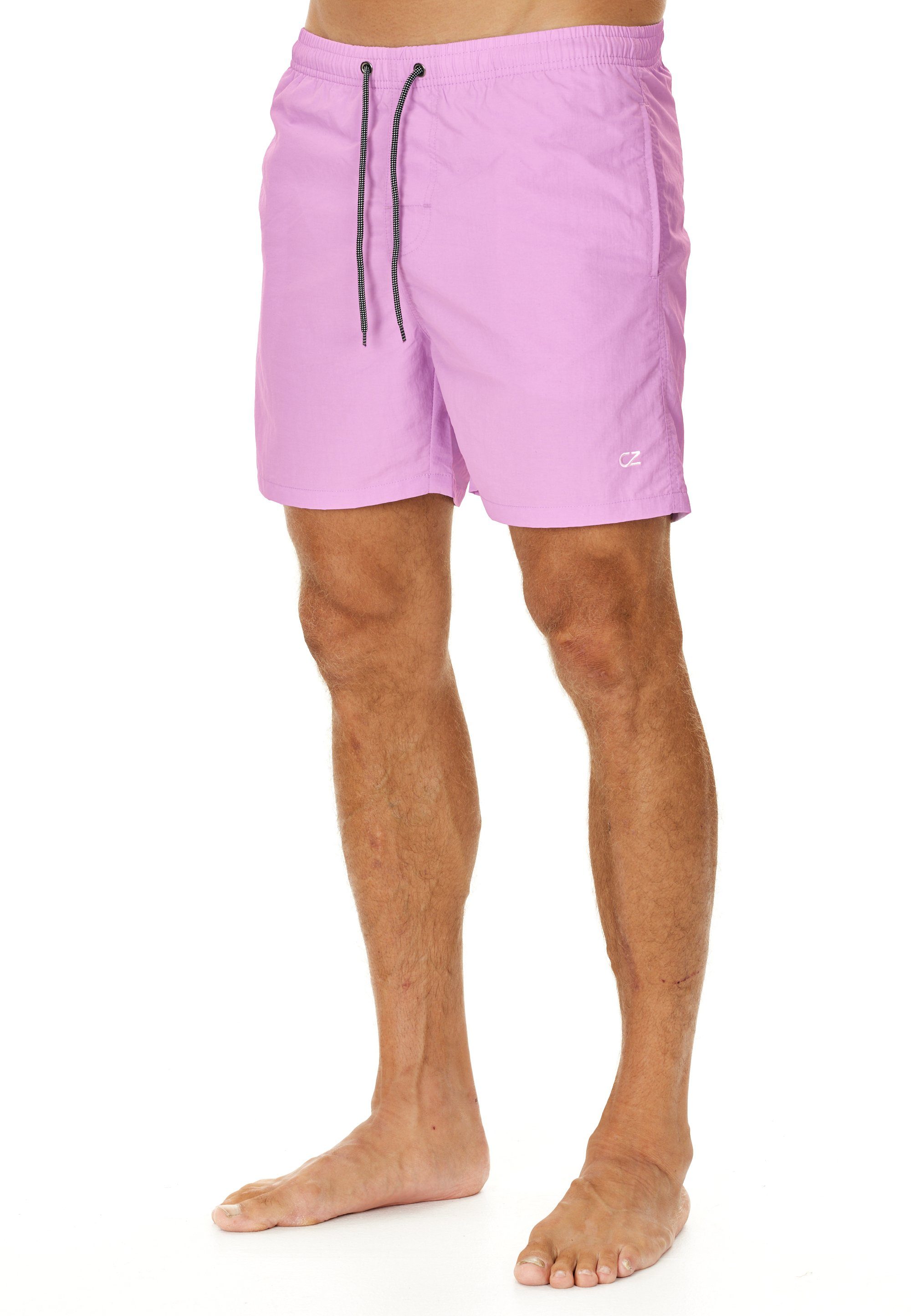 CRUZ Shorts Eyemouth mit praktischem Kordelzug flieder