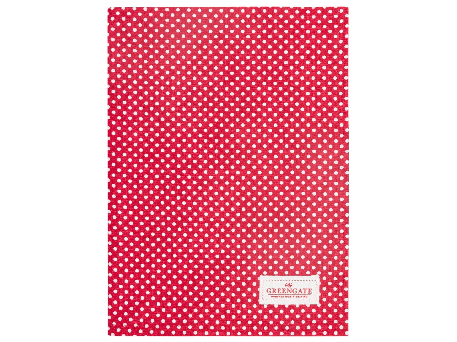 Greengate Geschirrtuch Dotty Geschirrtuch red 70x50cm