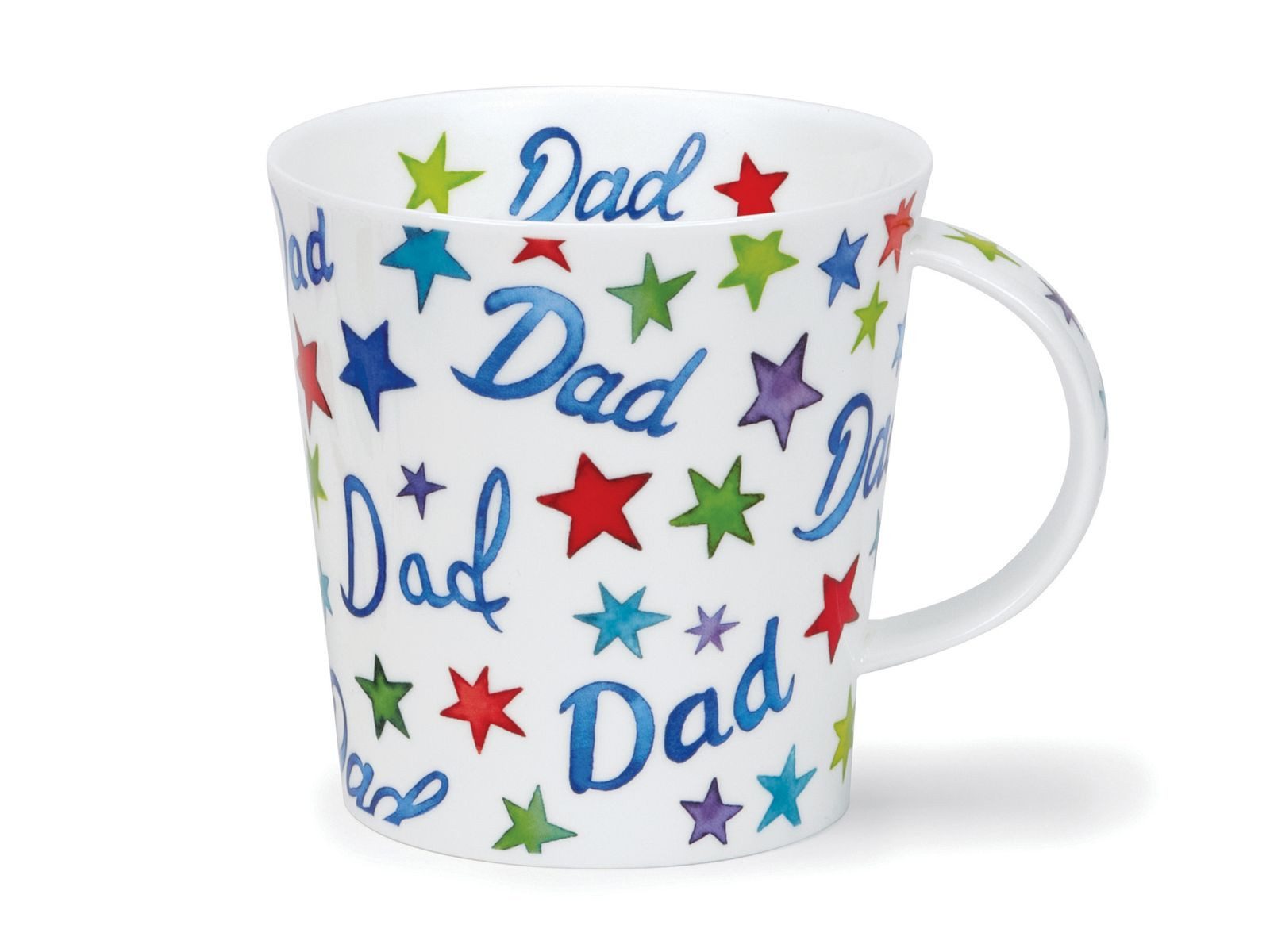 Dunoon Tasse Becher Cairngorm Dad Vater 0,48 l Fine Bone China Porzellan 480 ml, Porzellan, Spülmaschinengeeignet
