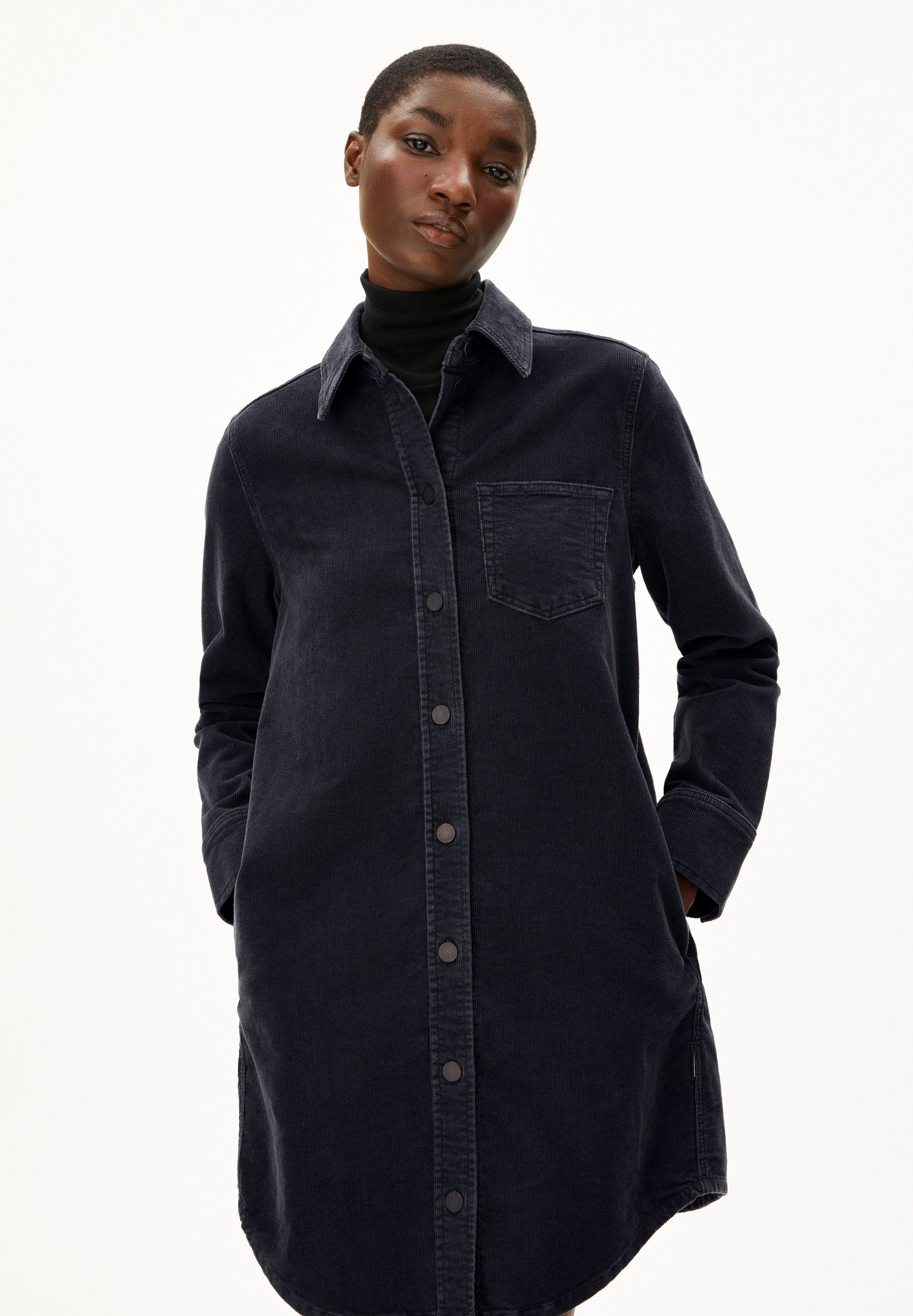 Armedangels Jeanskleid AURELEAA CORDUROY Denimkleid aus Bio-Baumwoll Mix günstig online kaufen