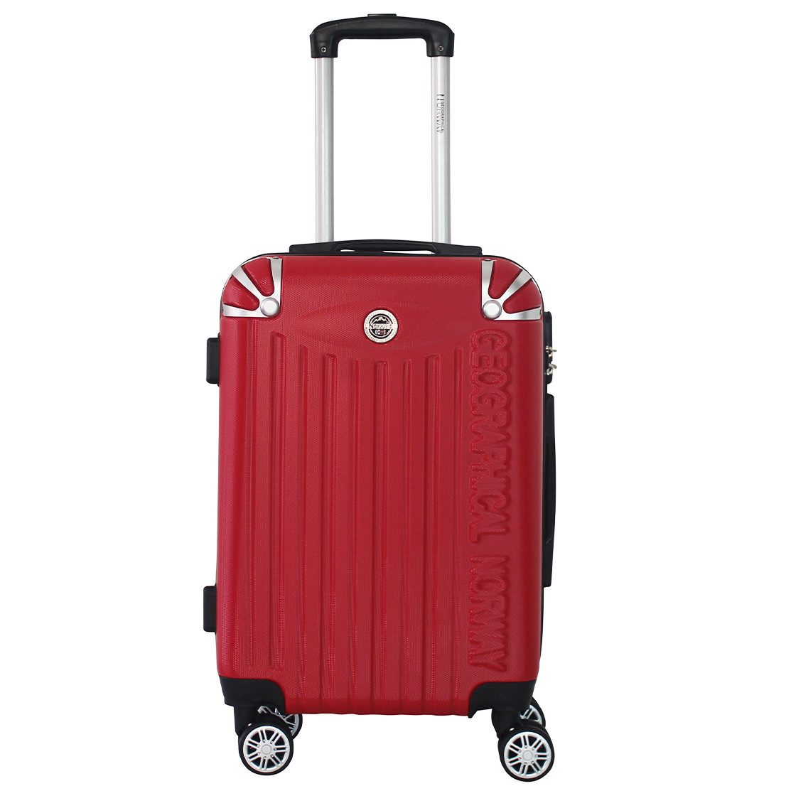 Geographical Norway Kofferset Robuste Rollkoffer Softless, 4 Rollen, (3 tlg), Leichte Hartschalenkoffer aus ABS-Kunststoff, versch. Größen