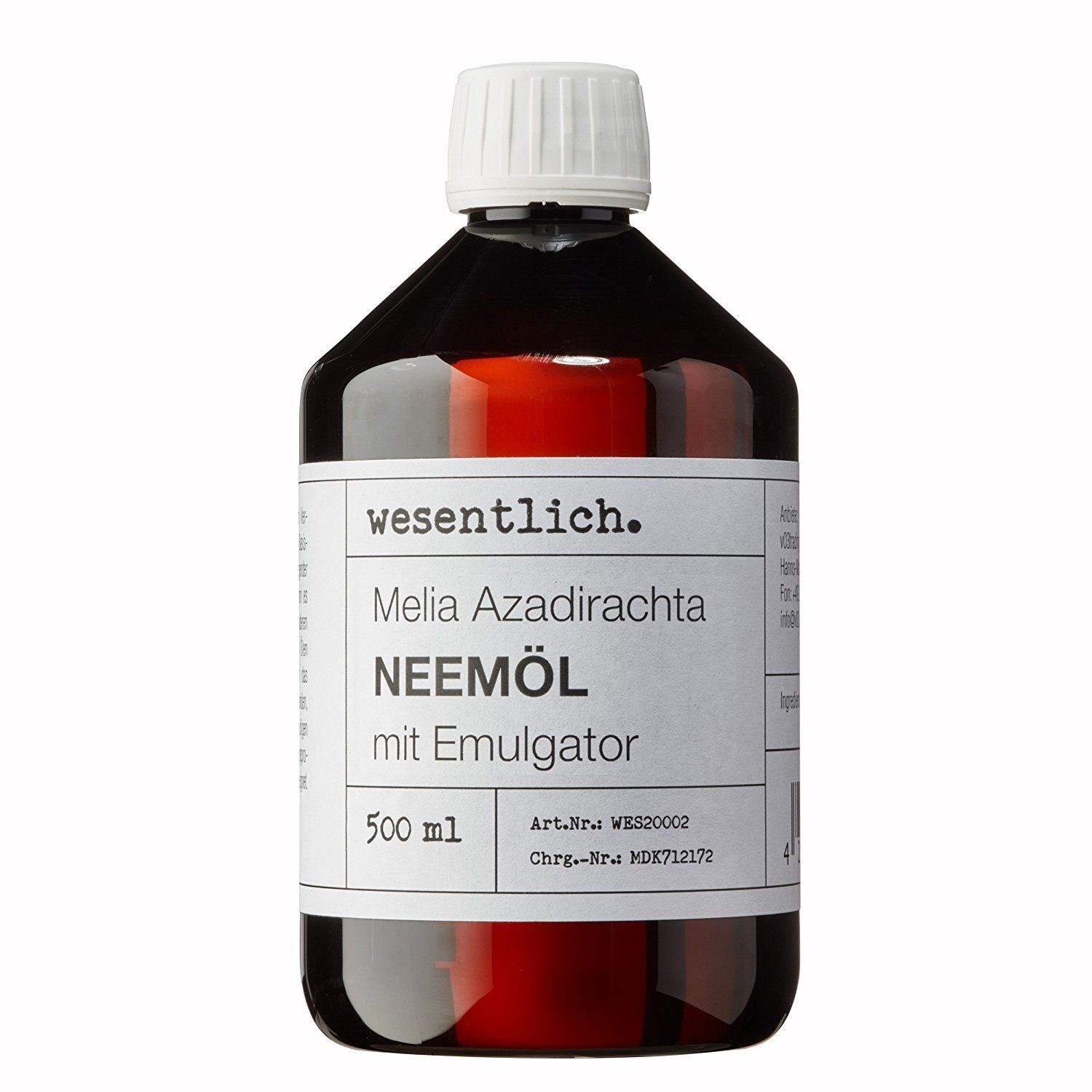 wesentlich. Gartenpflege-Set Neemöl mit Emulgator 500ml - fertig Gemischt für