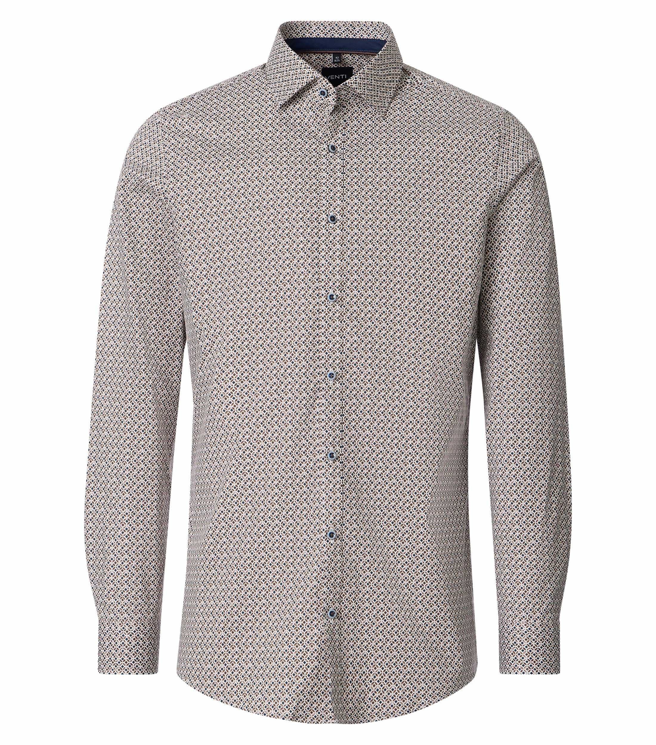VENTI Businesshemd VENTI Businesshemd Langarm Print