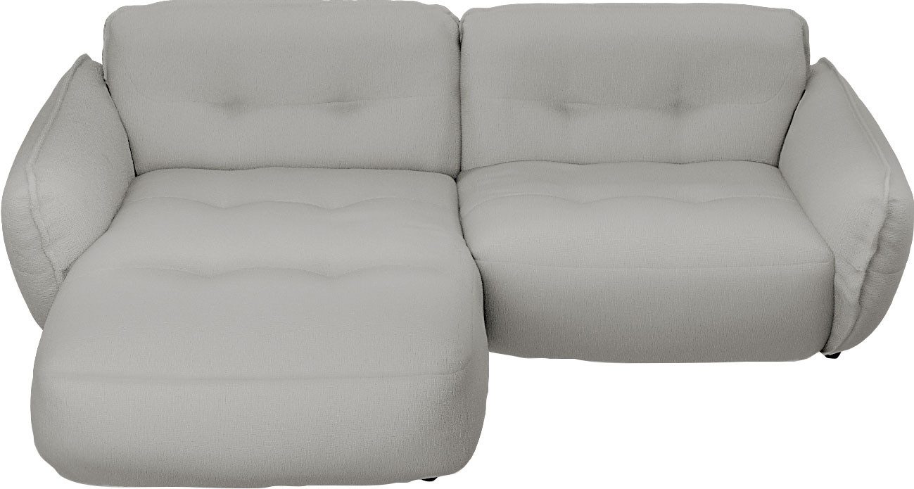 BETYPE Ecksofa Be Fluffy Mega Sofa, bequem, viel Platz, Breite 289cm, L-Form, Softes Sitzgefühl, moderne Kedernaht, hochwertiger Bezug