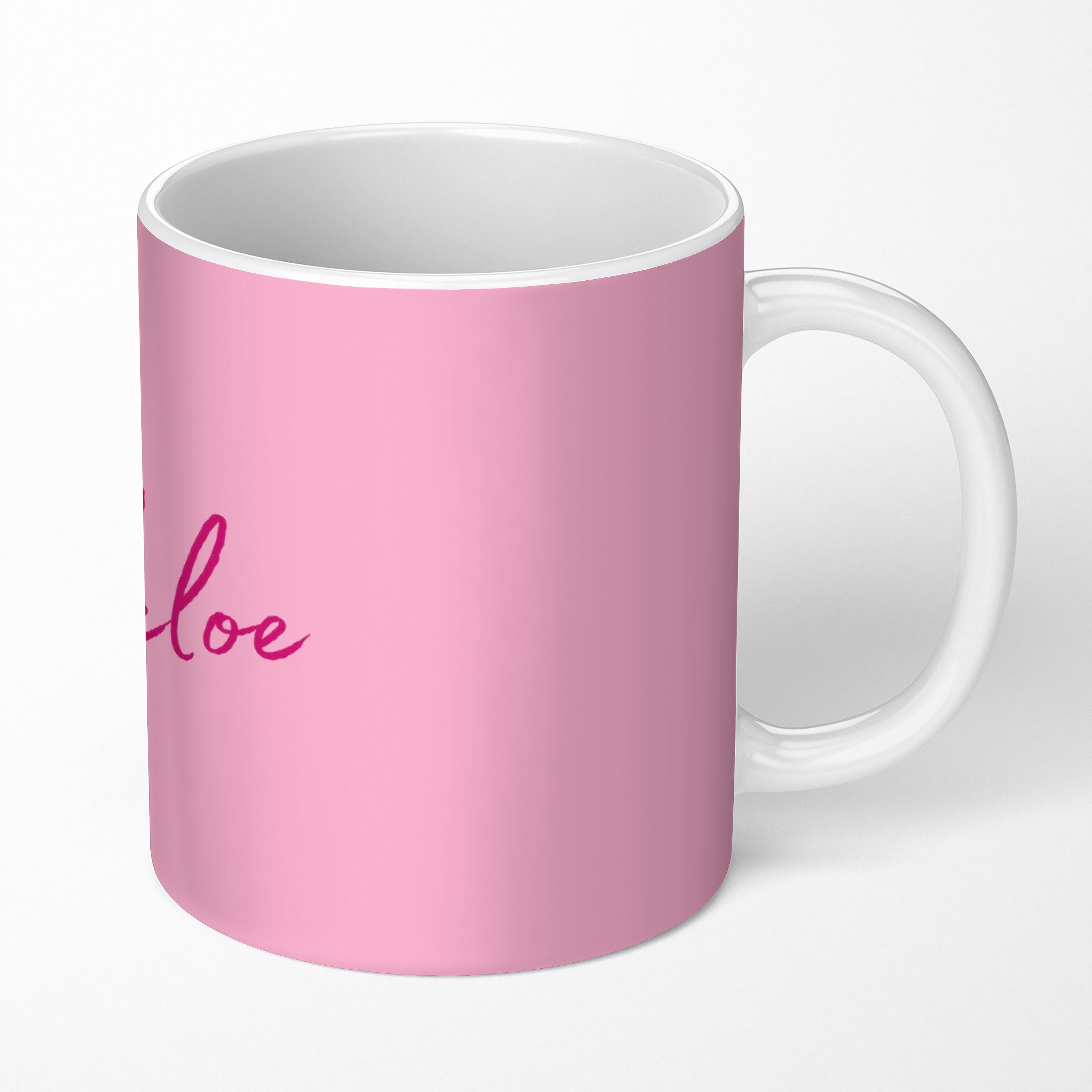 MuchoWow Tasse Zehentrenner - Rosa - Minimalistisch, 1-tlg., Keramik, Kaffeetassen, Teetasse, Becher, Kaffeebecher, Geschenk