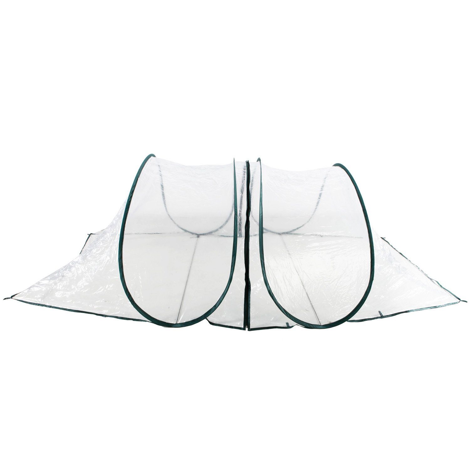 Mojawo Gewächshaus XL Pop Up Frühbeet Gewächshaus Treibhaus PVC 250x110x70cm