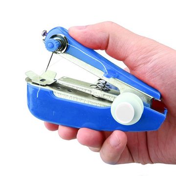 Retoo Nähmaschine Nähmaschine Mini Handnähmaschine Nähen Stitch Tragbar Reise Werkzeug, Universal, Einfache nutzung, Nähen ohne strom