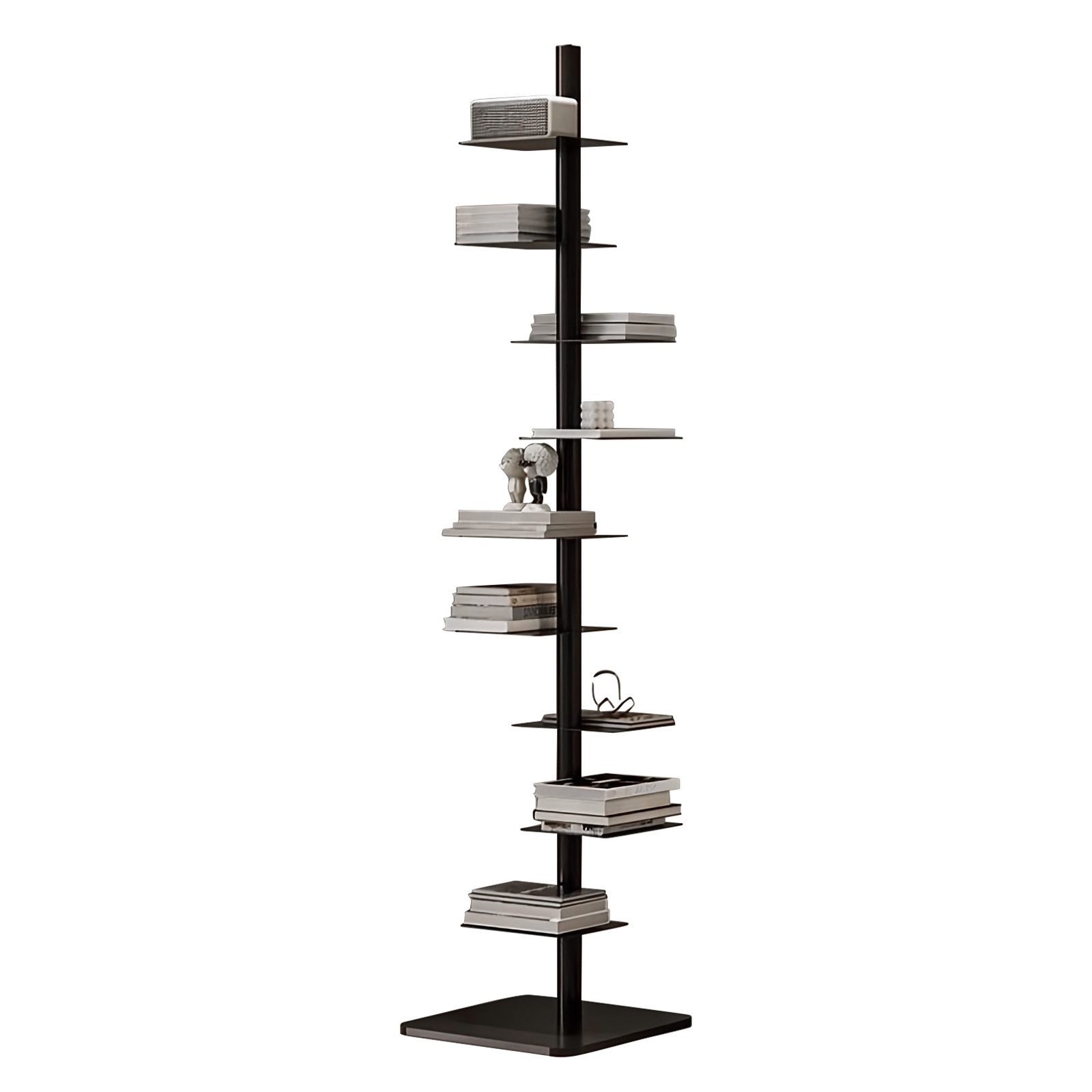 TWSOUL Bücherregal Schmiedeeisen Bücherregal, einfaches Bücherregal, drehba günstig online kaufen