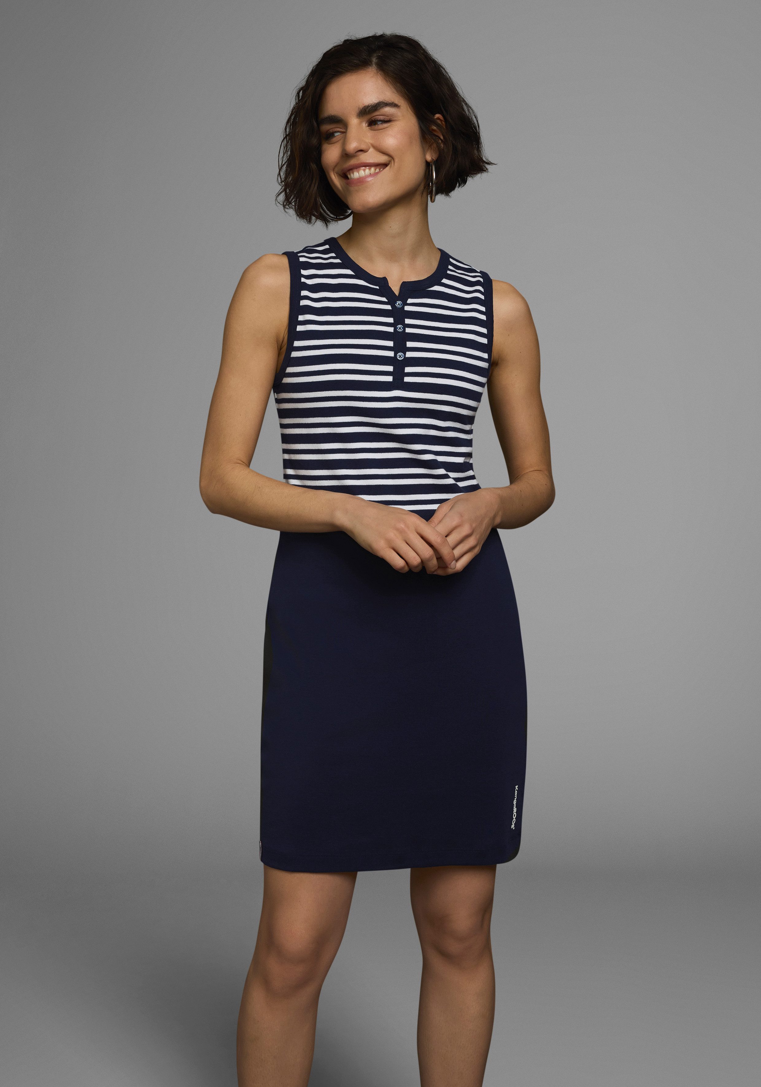 KangaROOS Sommerkleid aus Rippware, Mini-Länge günstig online kaufen