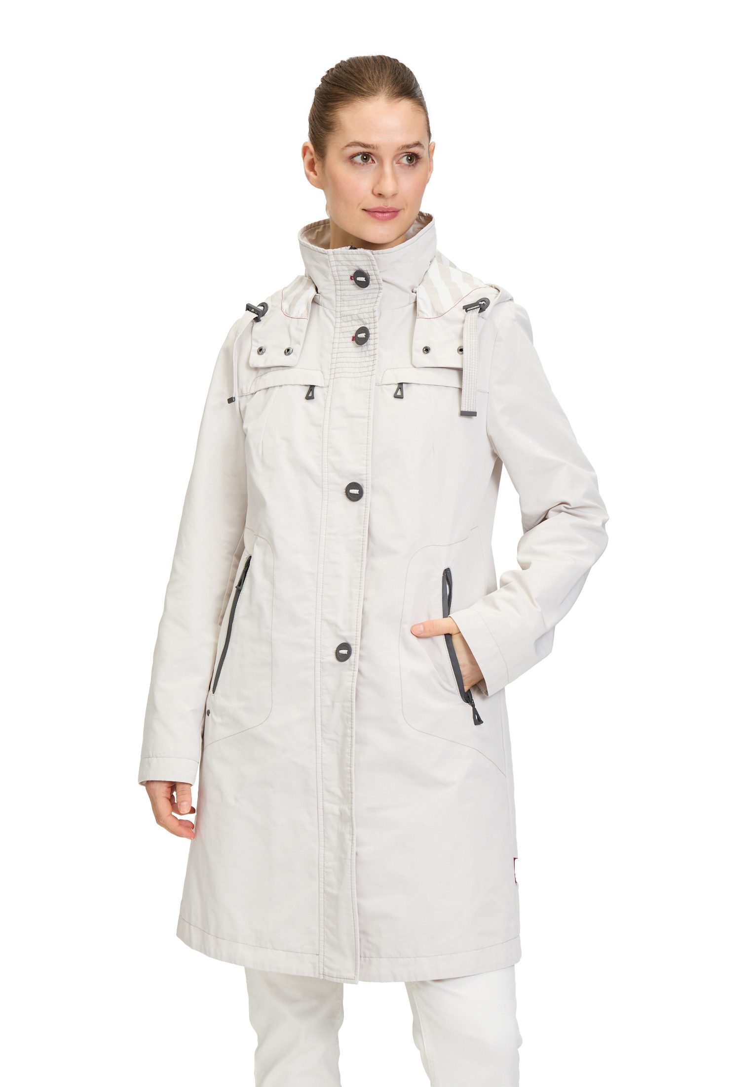 Gil Bret Outdoorjacke mit Kapuze günstig online kaufen