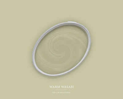 A.S. Création Wandfarbe, Wand- und Deckenfarbe Seidenmatt Innenfarbe 4001 5l Warm Wasabi