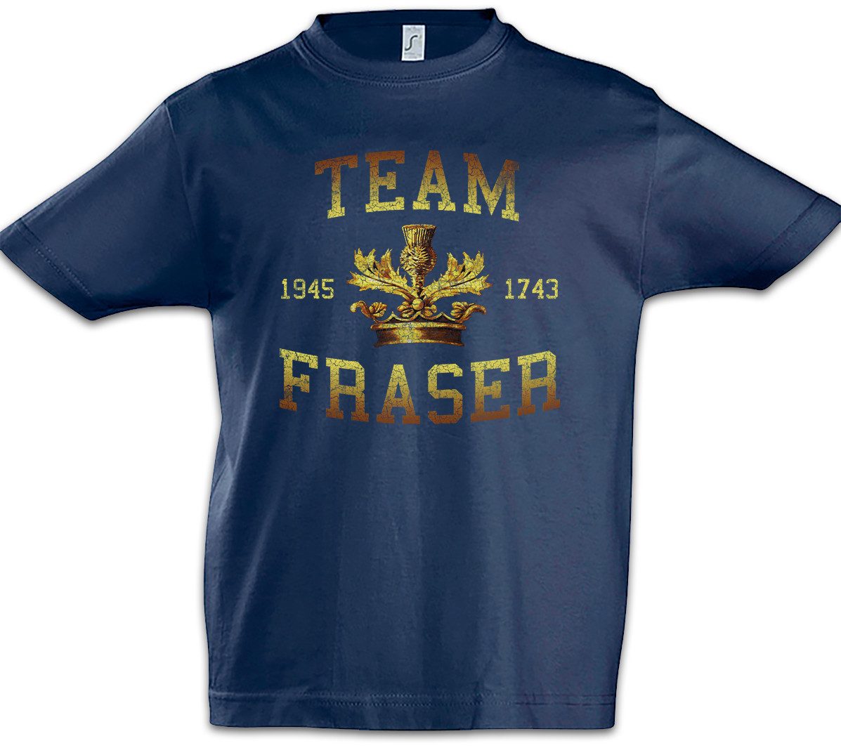 Print-Shirt Team Fraser Kinder T-Shirt Battle Of Bannockburn 1314 William Wallace