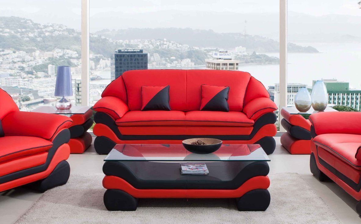 JVmoebel Sofa Leder Couch Klassischer 3 Sitzer Couchen Sofas Designer 3er,  Made in Europe
