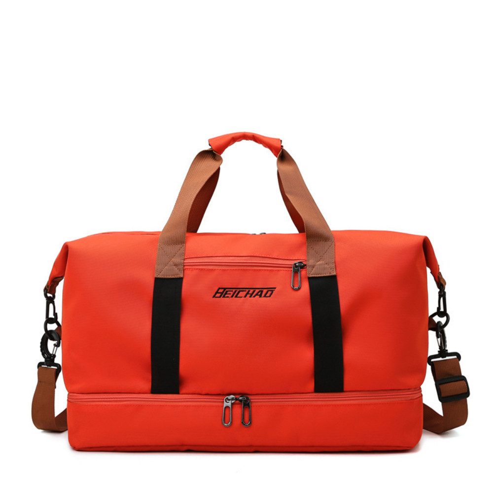 Blusmart Reisetasche Reisetaschen, Turnbeutel, Sporttaschen, große Umhängetaschen (Mit Schuhfach, Nassfach, verstellbaren Schultergurten, atmungsaktiv, wasserdicht, verschleißfest, großes Fassungsvermögen), Geeignet für Yoga, Schwimmen, Reisen, Fitness