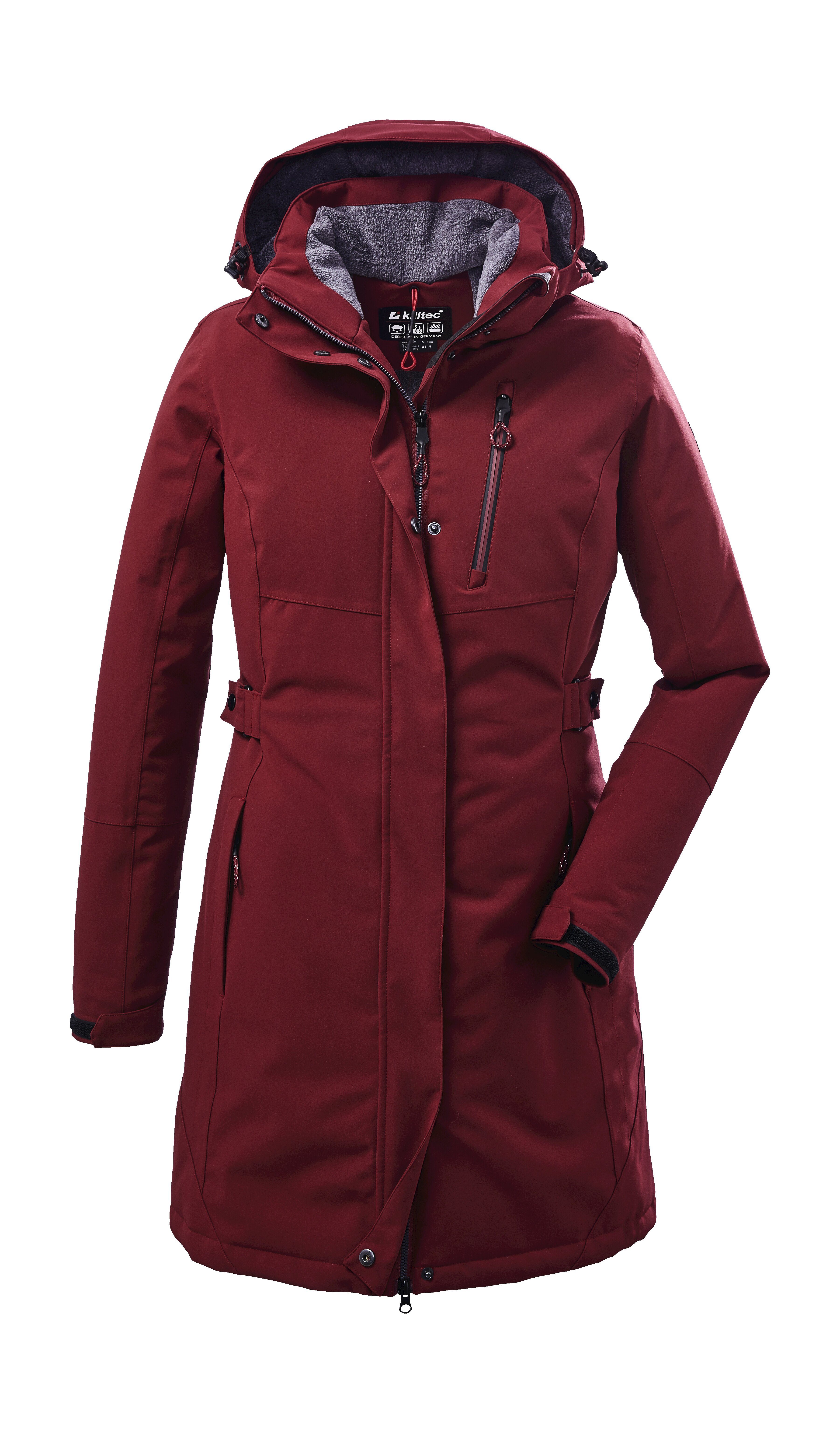 Parka PRK weinrot 165 KOW WMN Killtec