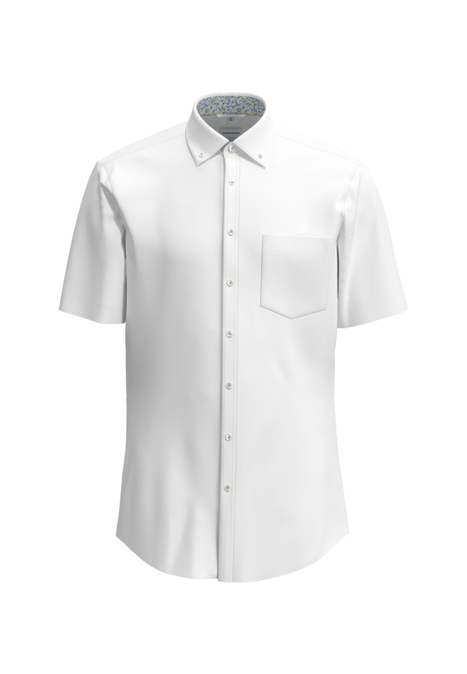 seidensticker Businesshemd Regular Regular 1/2 Button-Down-Kragen Struktur