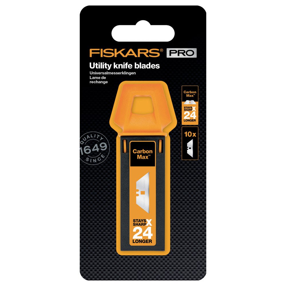 Fiskars Cuttermesser Fiskars 1027230 CarbonMax™ Universalmesserklingen 10 St.