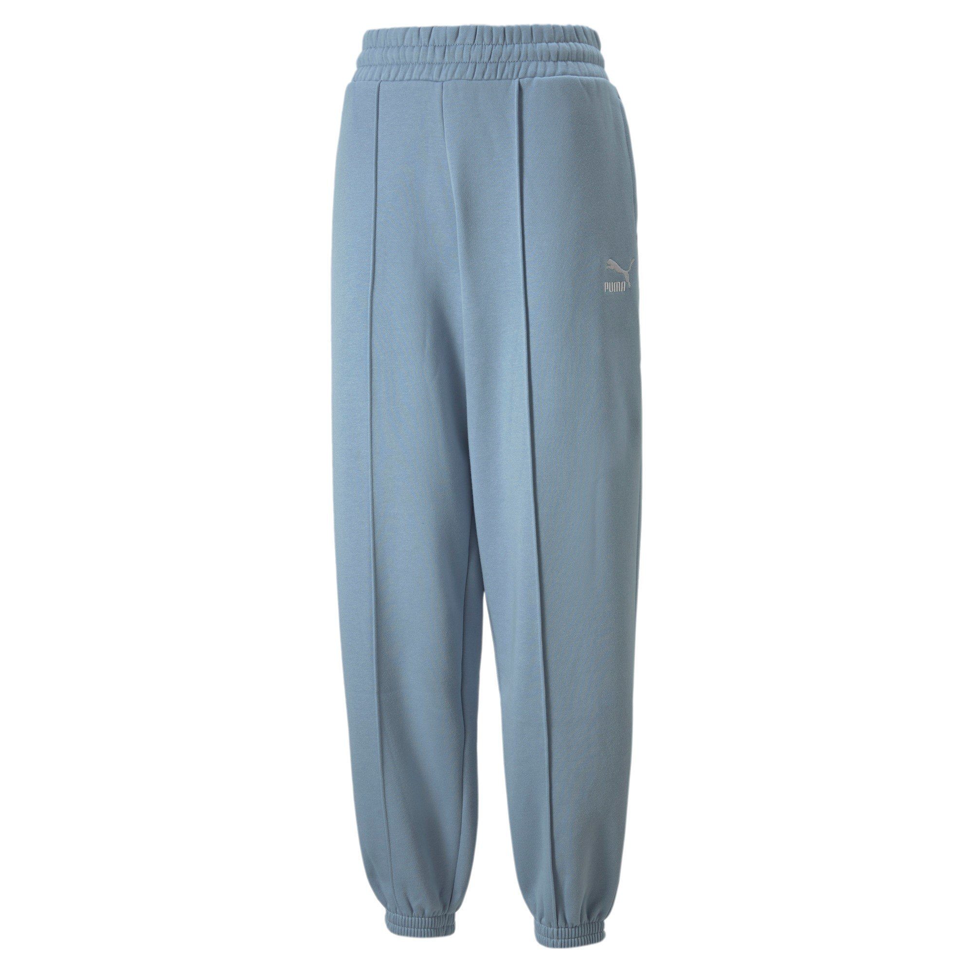 PUMA Jogginghose Hose Puma Classics Sweatpants FL elastischer Hosenbund mit Kordelzug