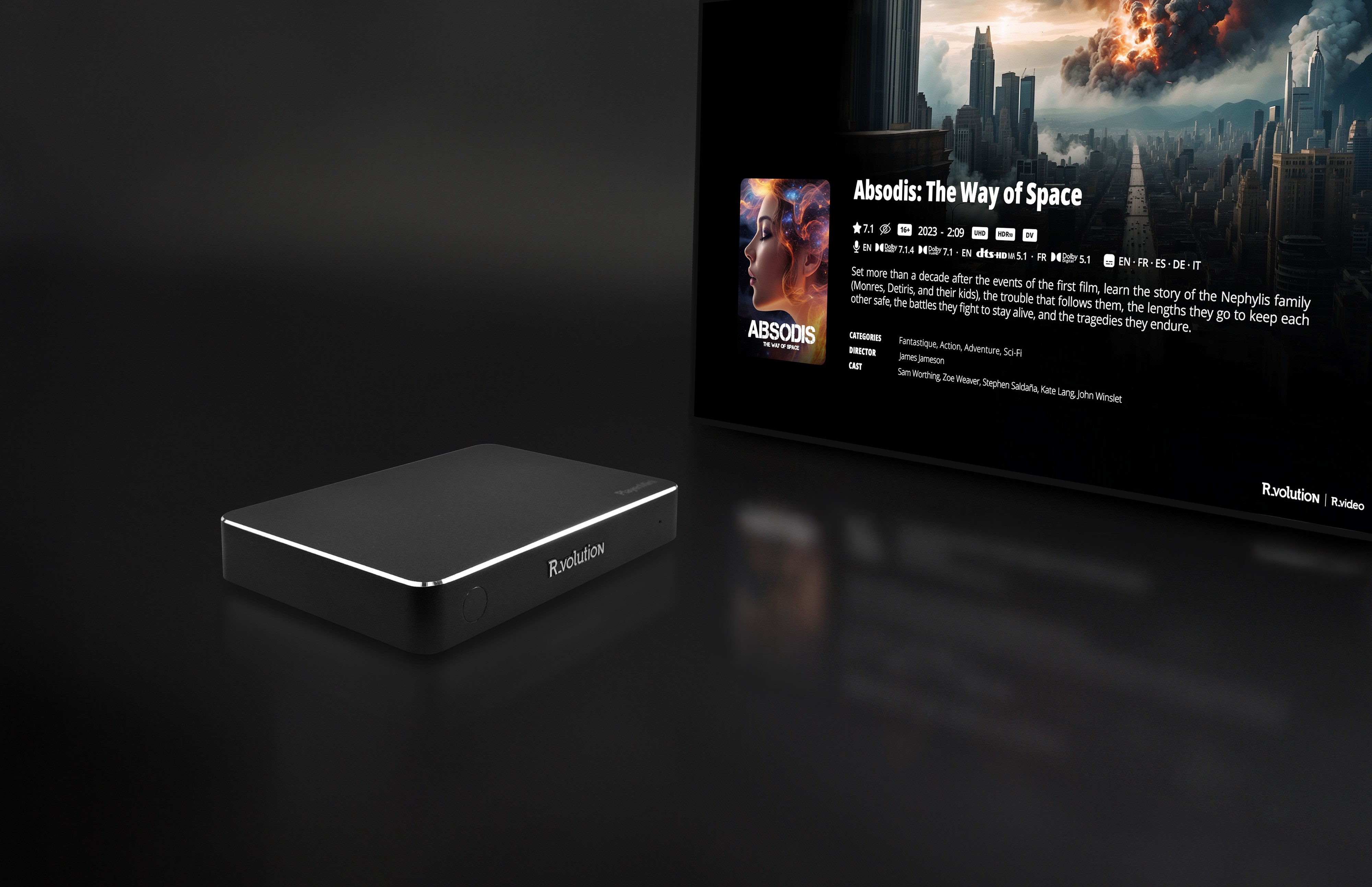 R_Volution R_volution PlayerMini Blu-ray-Player