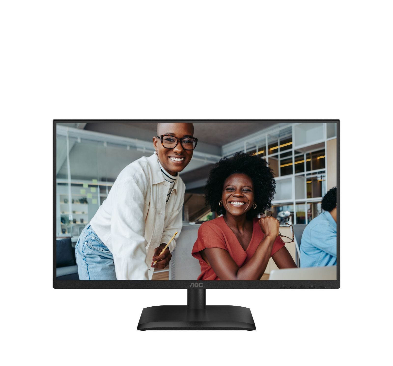 AOC 60,5cm (23,8) 24E4U 16:09 HDMI+DP+USB IPS Lift black TFT-Monitor (1920 x 1080 px, Full HD, 4 ms Reaktionszeit, 120 Hz, IPS, Lautsprecher, HDCP, Kopfhörerbuchse, Pivot, Höhenverstellbar)