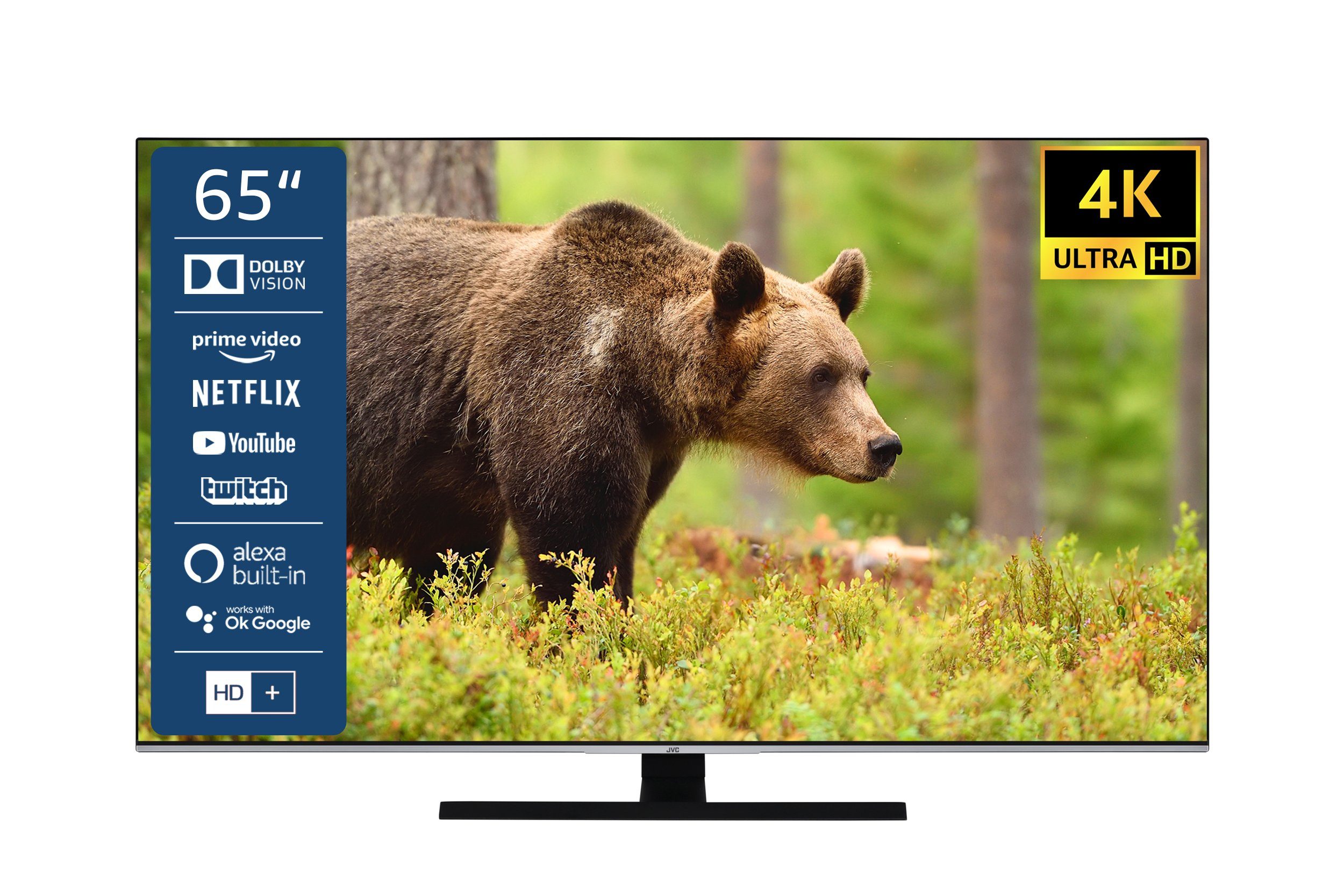 JVC LT-65VU8155 LCD-LED Fernseher (164 cm/65 Zoll, 4K Ultra HD, Smart TV,  HDR Dolby Vision, Triple-Tuner, 6 Monate HD+ gratis) online kaufen | OTTO