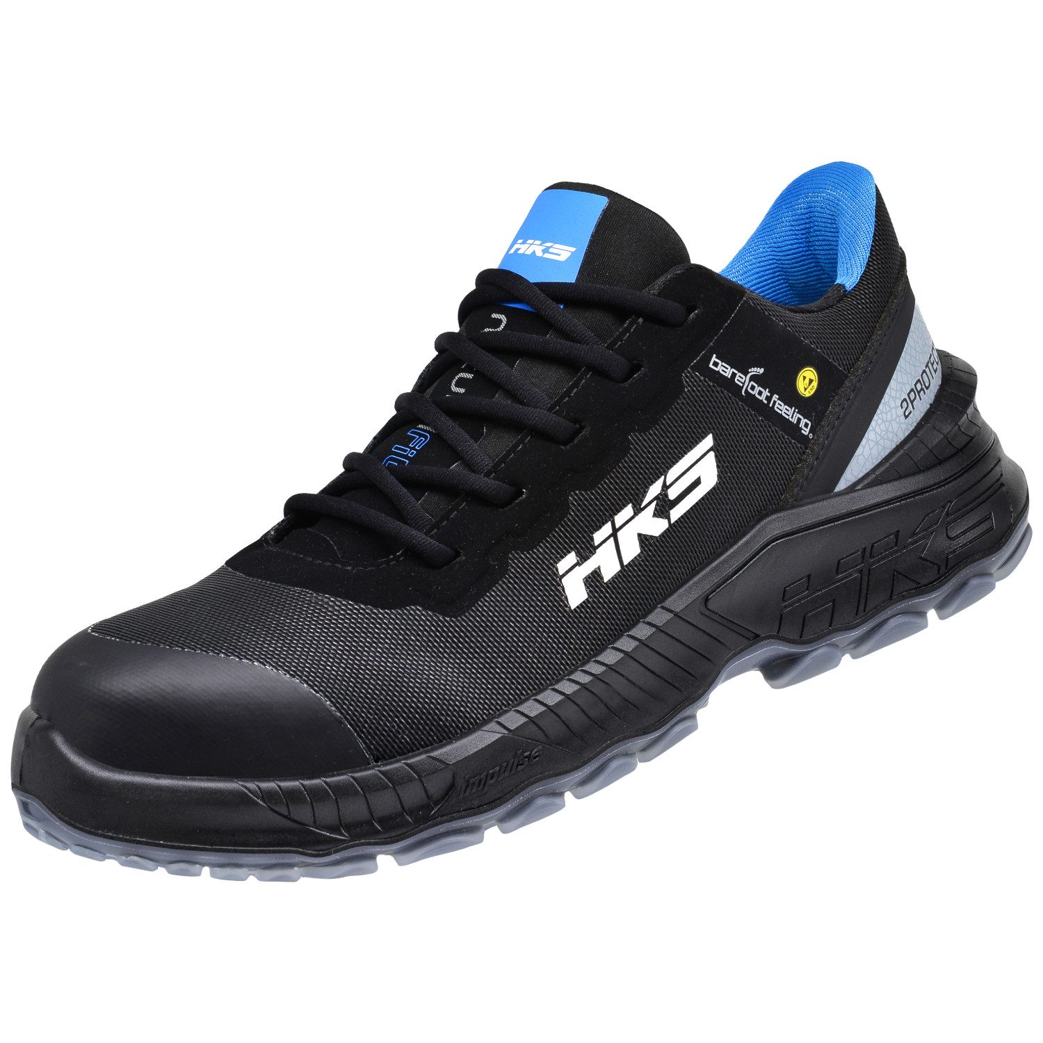 HKS Barfuß Sicherheitshalbschuhe S3 "BFS 40" Sicherheitsschuh