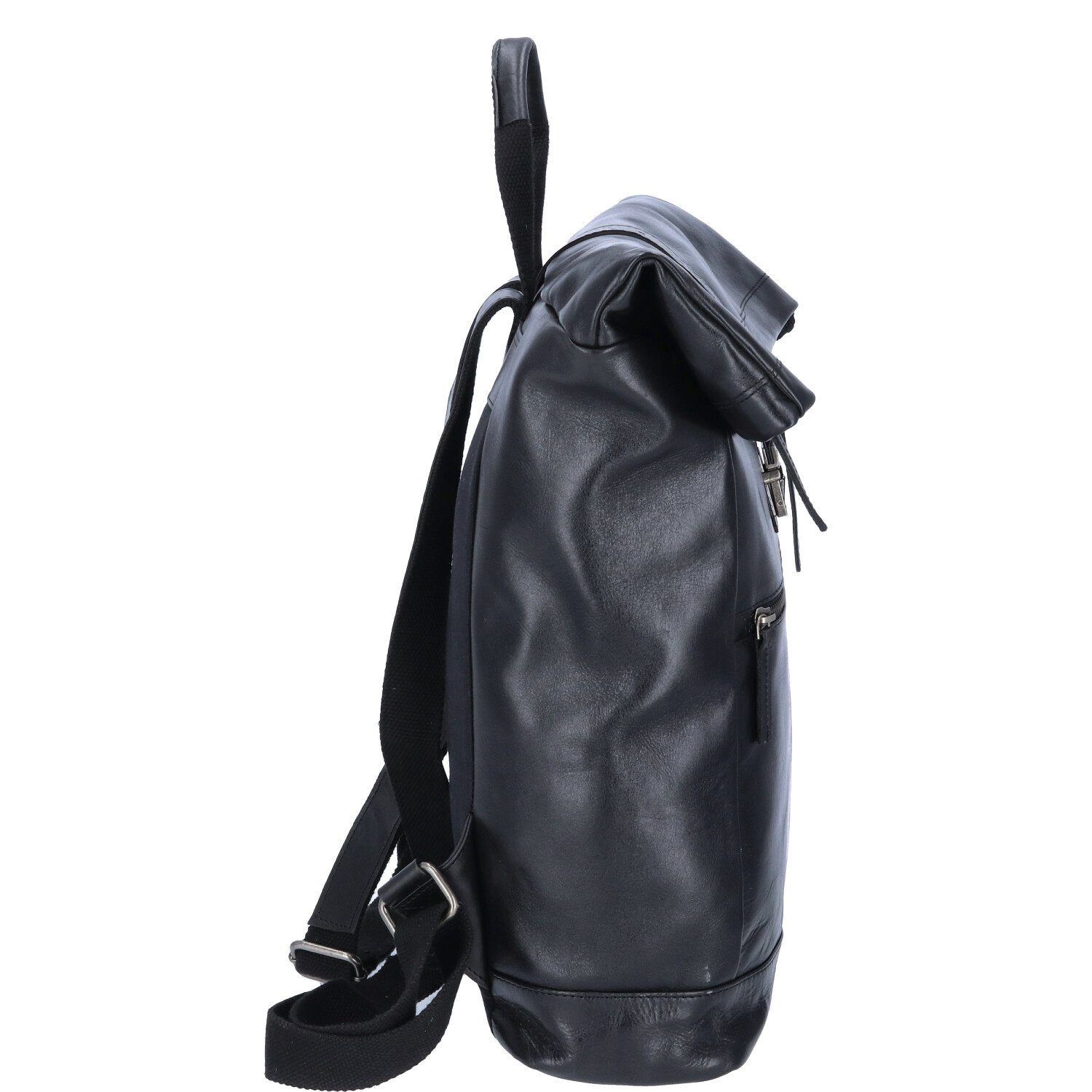 The Skandinavian Brand Rucksack The Skandinavian Brand Leder Rucksack schwarz (Stück, Stück)