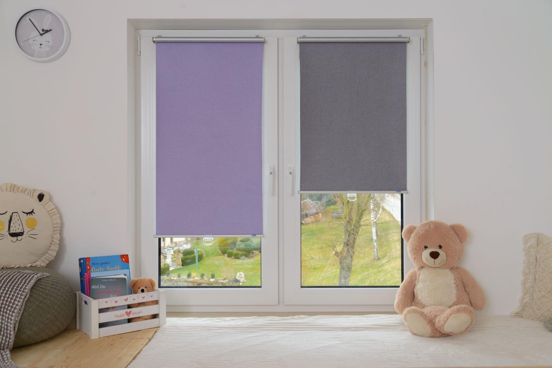 Springrollo Anna, K-HOME, verdunkelnd, ohne Bohren, günstig online kaufen