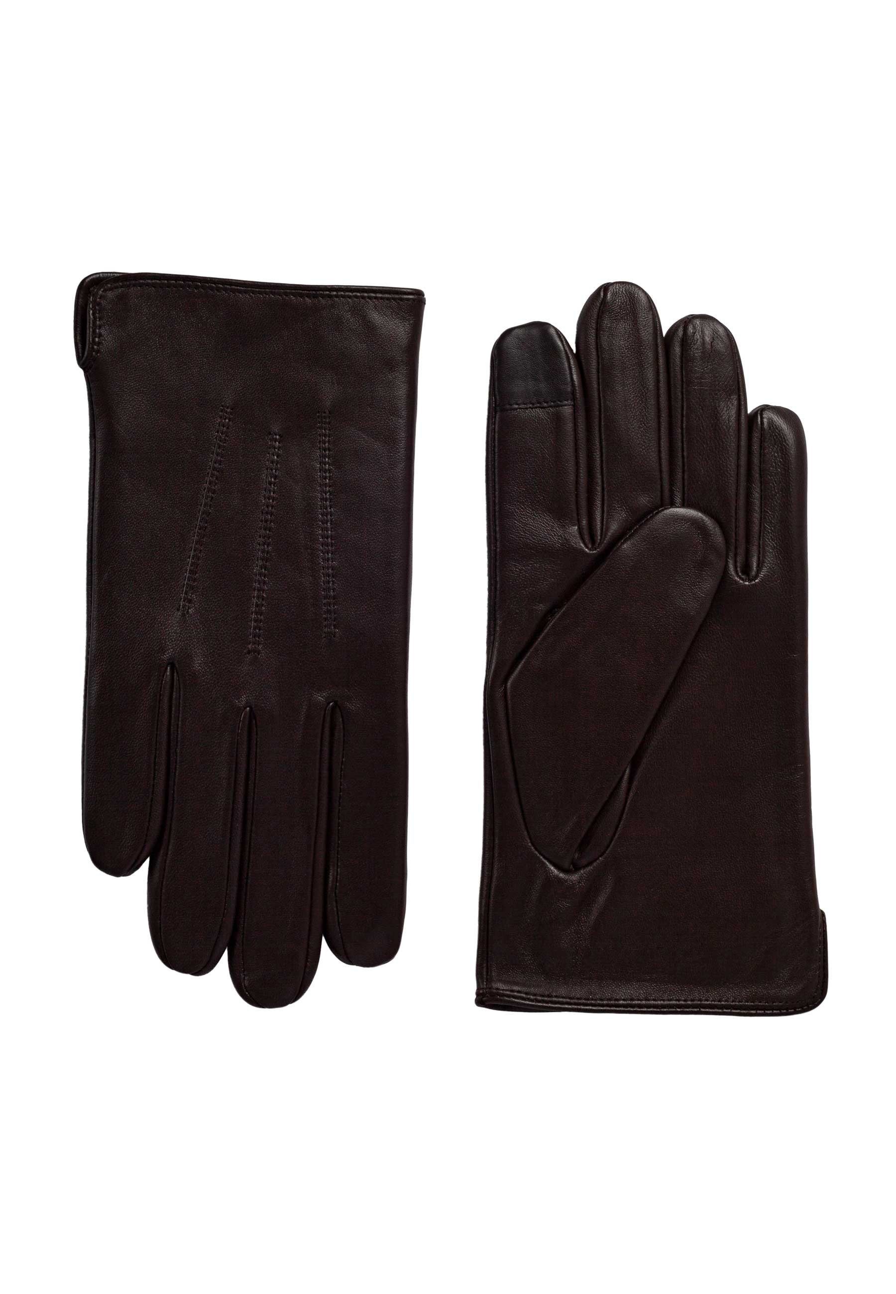 Lederhandschuhe Herrenhandschuh Gloves brown ok Matt 461