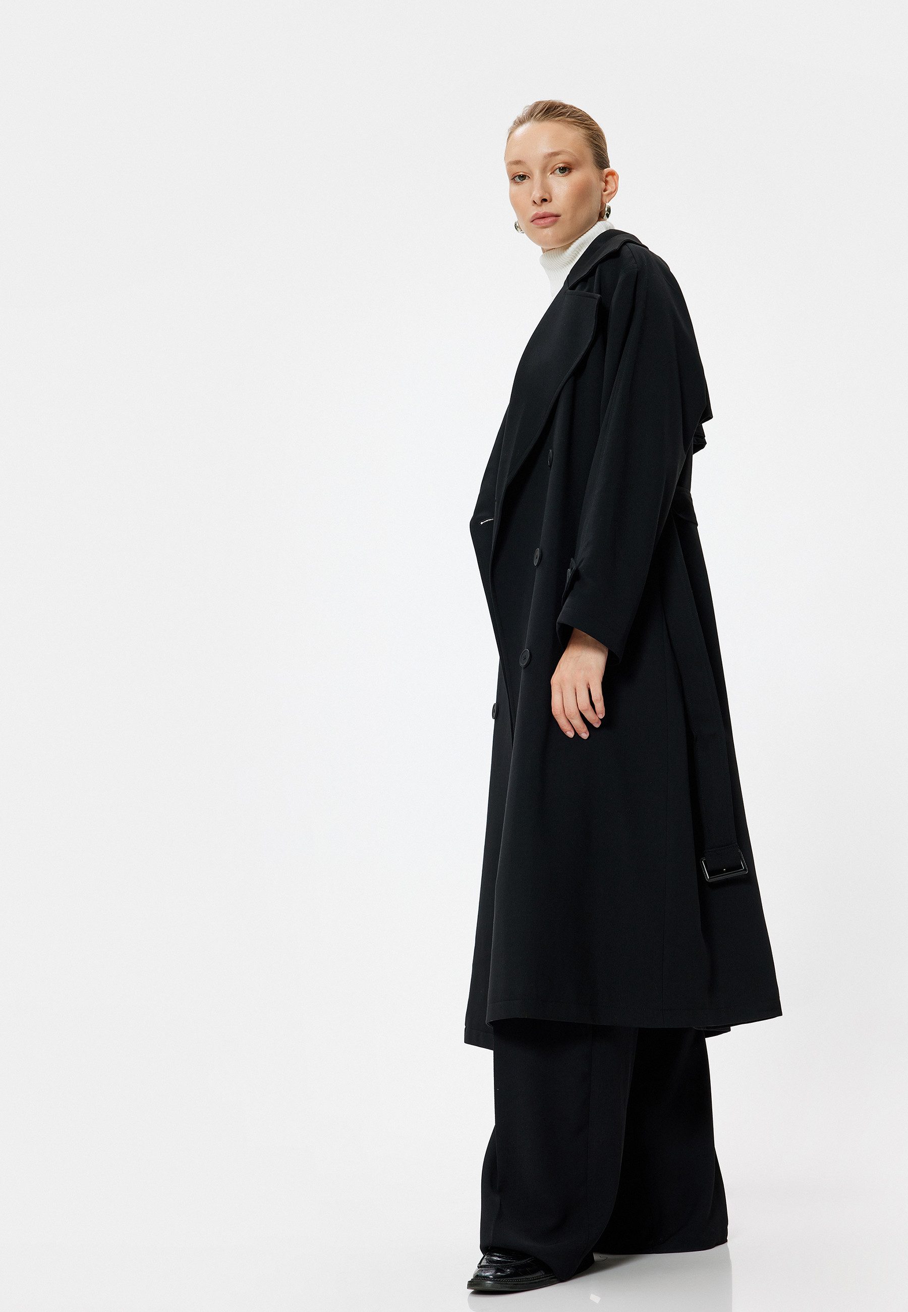 Koton Trenchcoat Regular Mit Bauchgurt günstig online kaufen