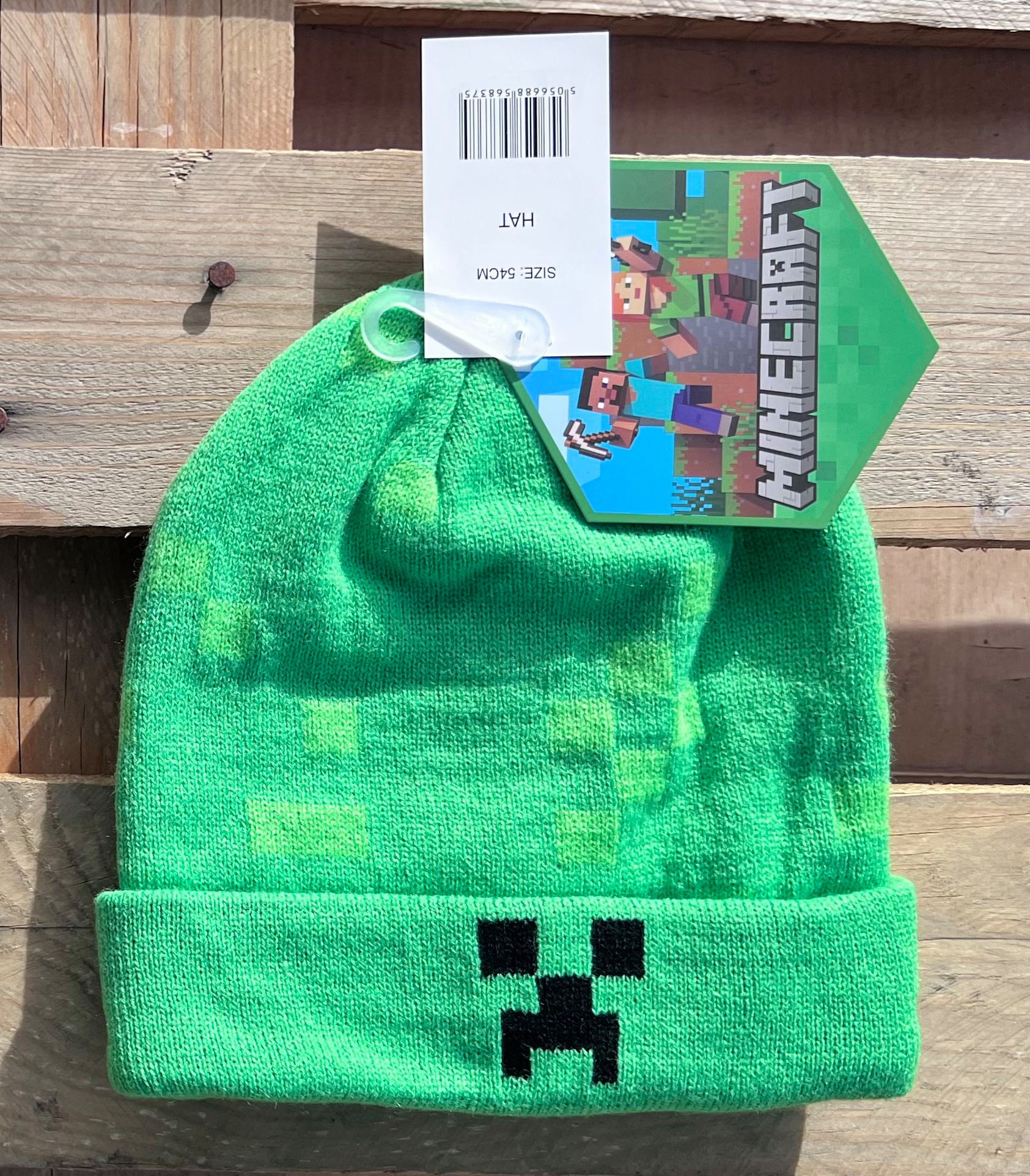 Minecraft Strickmütze MINECRAFT KINDER MÜTZE JUNGEN UND MÄDCHEN 54 + 56