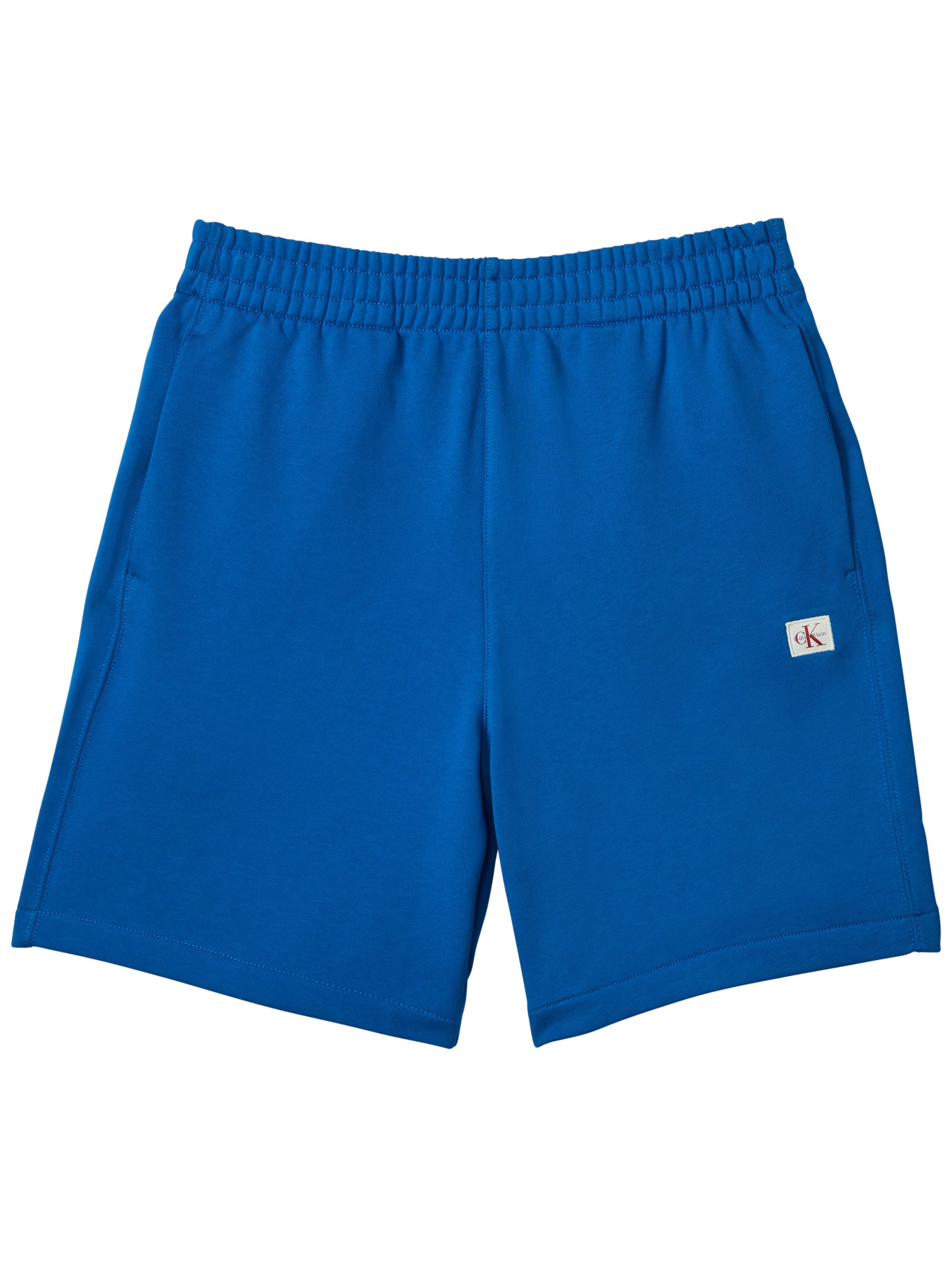 Calvin Klein Jeans Sweatshorts Regular Fit, Logo-Badge, Seitentaschen