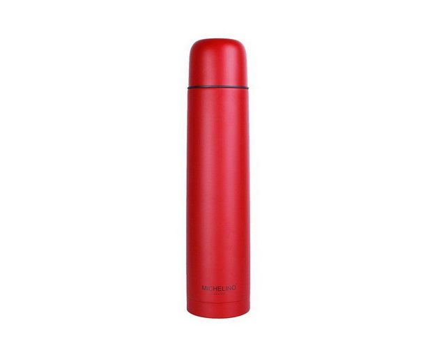 Michelino Isolierflasche „1 Liter Isolierkanne Thermoflasche“, rostfreier Edelstahl, Farbauswahl