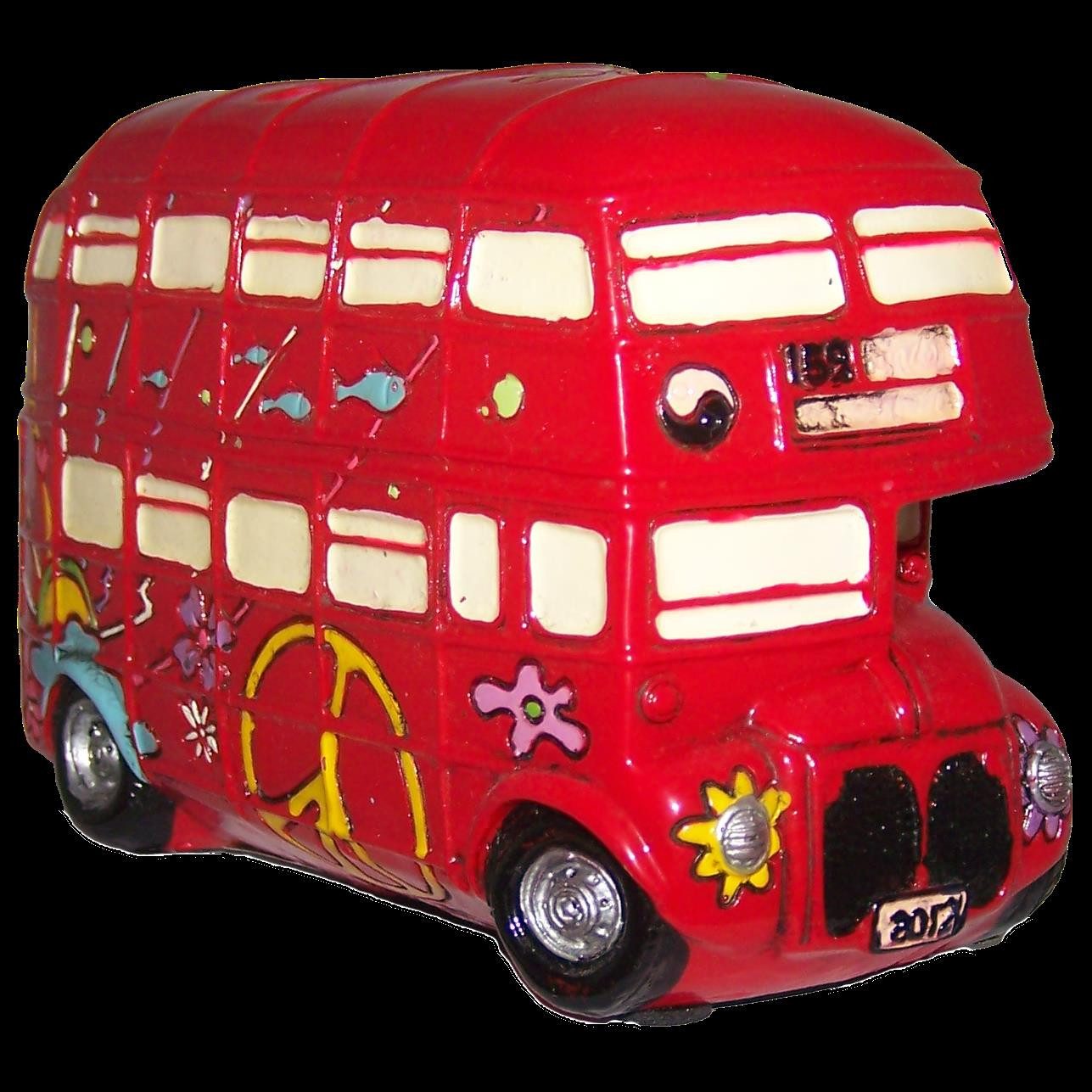 PiWear Dekofigur PiWear Spardose London Bus, Sparschwein, UK, Geschenk