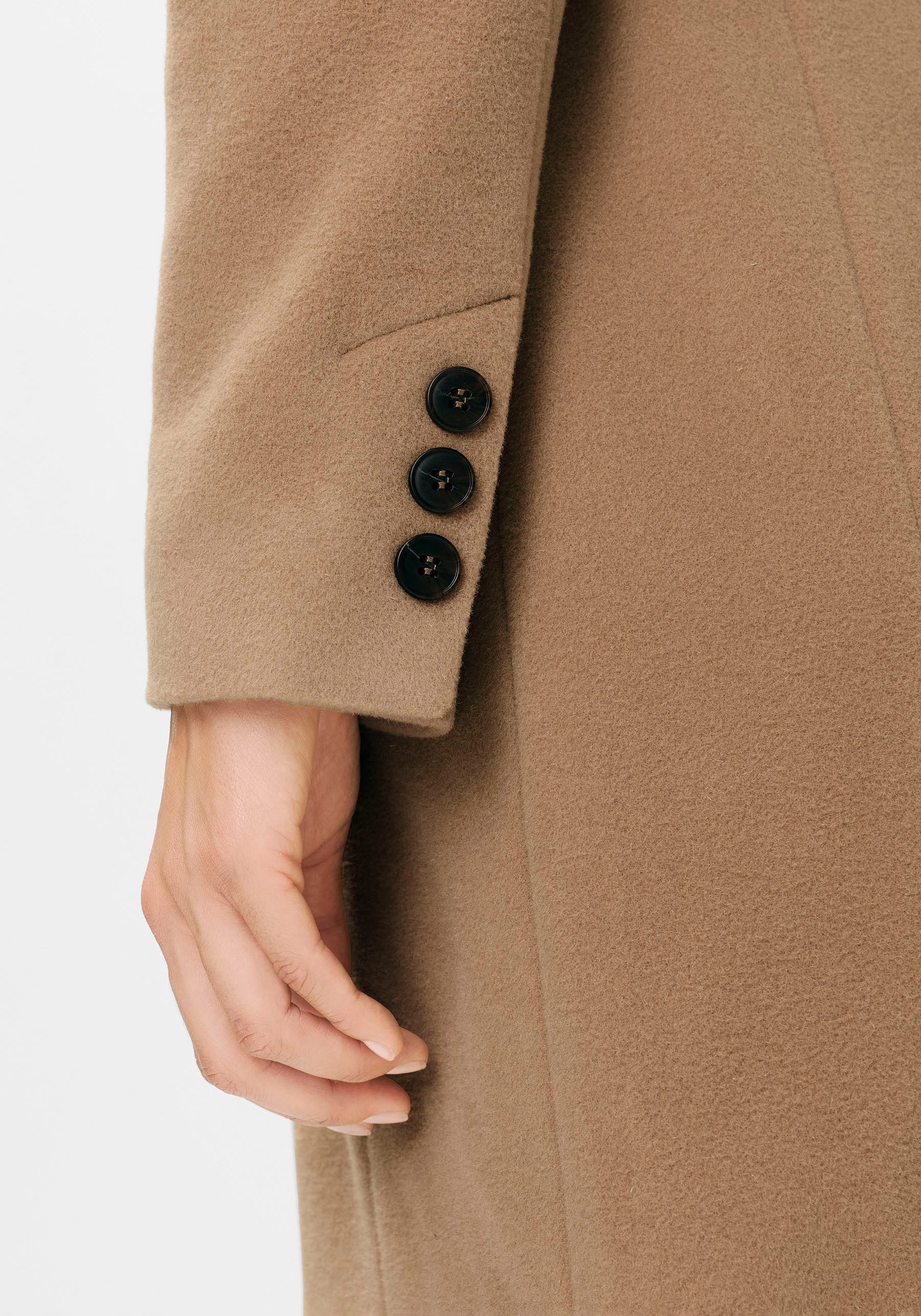 Fuchs Schmitt Wollmantel mit Reverskragen