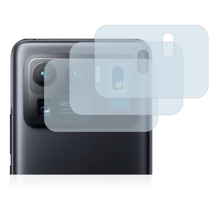 BROTECT flexible Panzerglasfolie für Xiaomi Mi 11 Ultra (NUR Kamera) Displayschutzglas 3 Stück Schutzglas Glasfolie klar