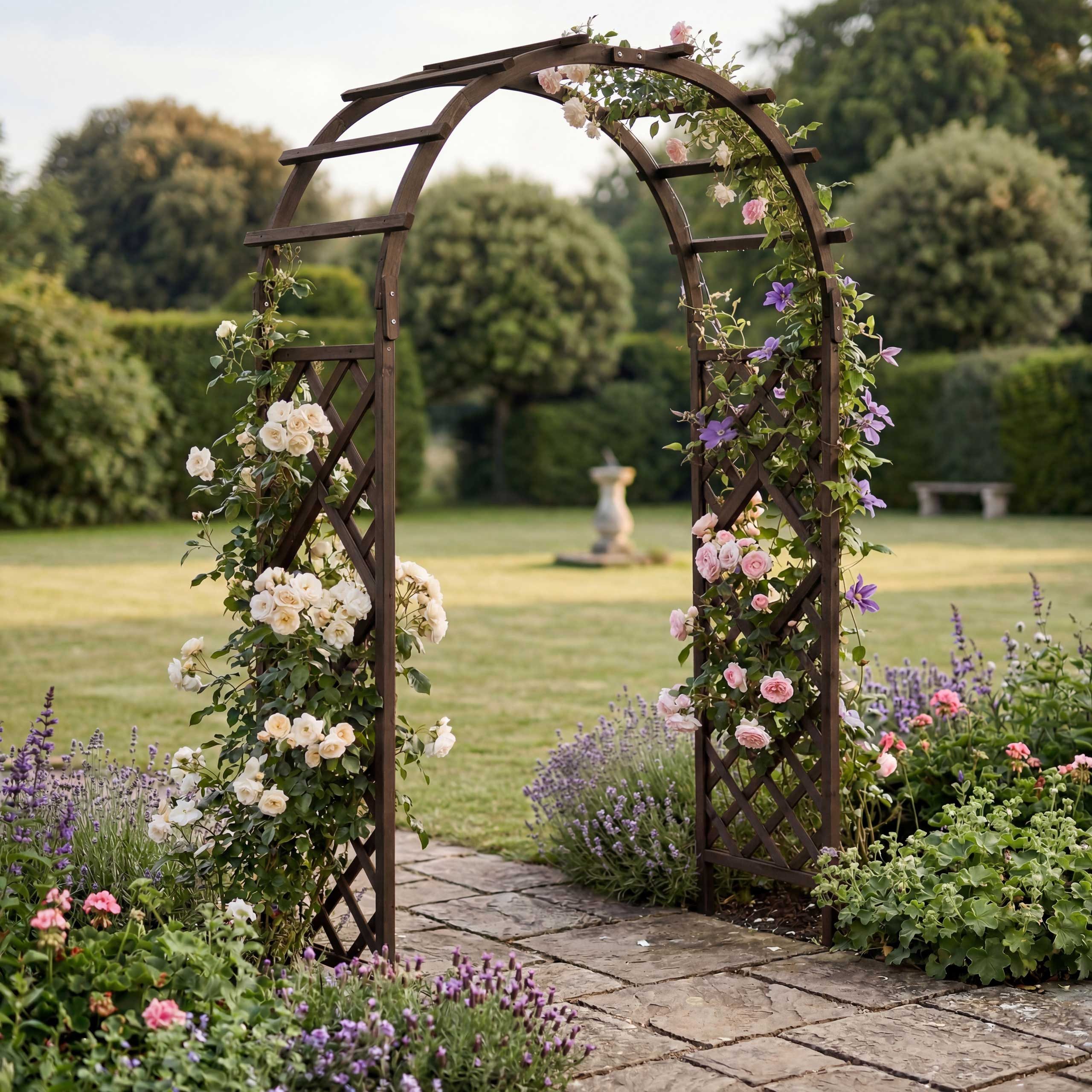 MCW Rosenbogen MCW-Q20, Ideal für Wege und Eingänge und Rankpflanzen
