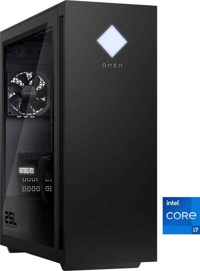 HP OMEN GT15-1009ng Gaming-PC (Intel Core i7 13700F, GeForce RTX™ 4070, 32 GB RAM, 1000 GB HDD, 1000 GB SSD, Luftkühlung)