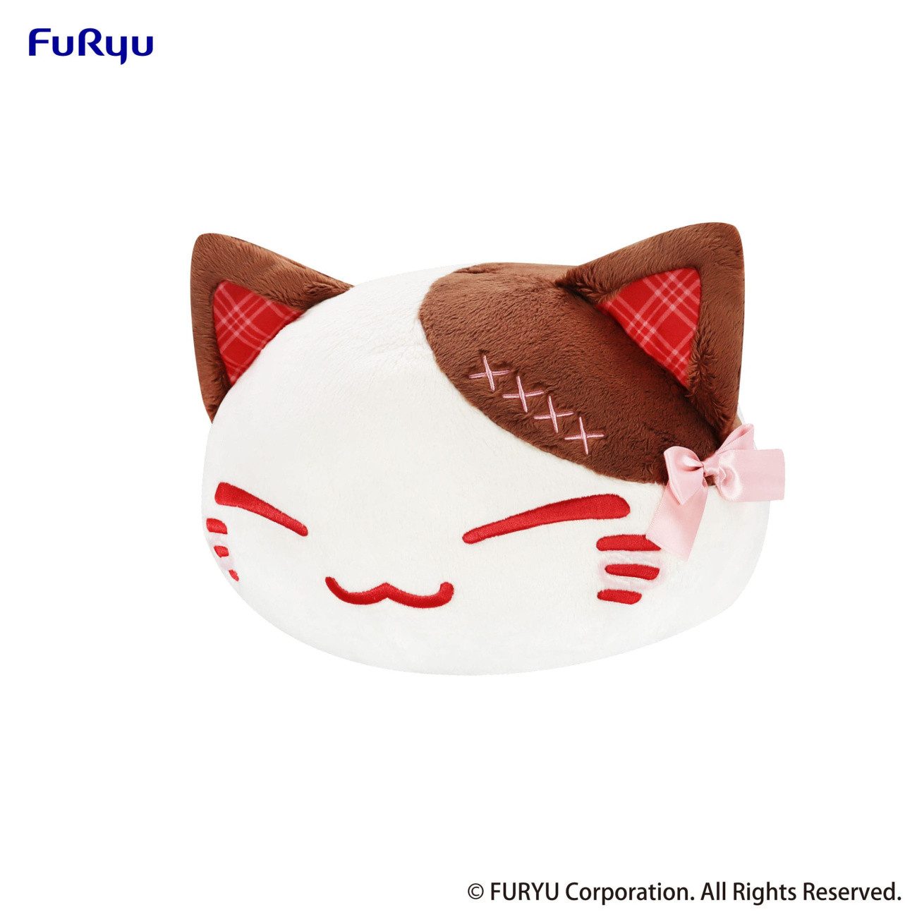 FuRyu Plüschfigur Nemuneko Cat Sweet Big Plush Plüschfigur Brown 35 cm