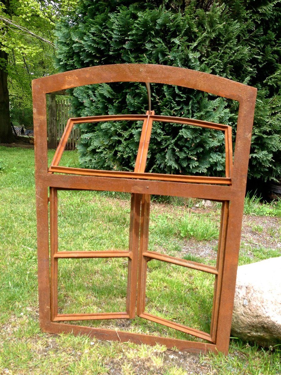 Antikas Fenster Eisenfenster- Oberlicht und Doppelflügel zu Öffnen, Stall Fenster